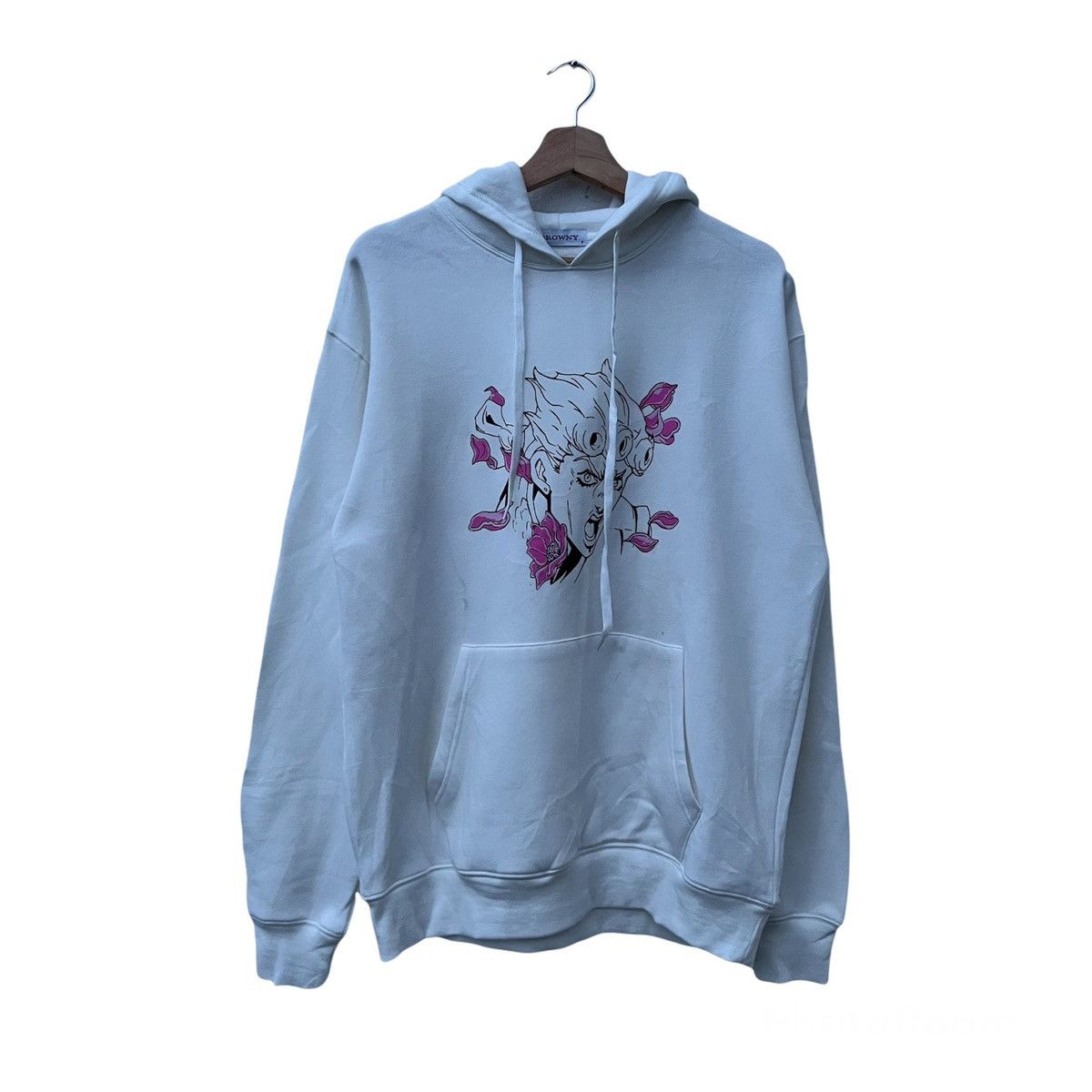 Vintage BIG LOGO HOODIE BROWNY INSPIRED BY AKIRA JAPAN Size US L / EU 52-54 / 3 - 1 Thumbnail