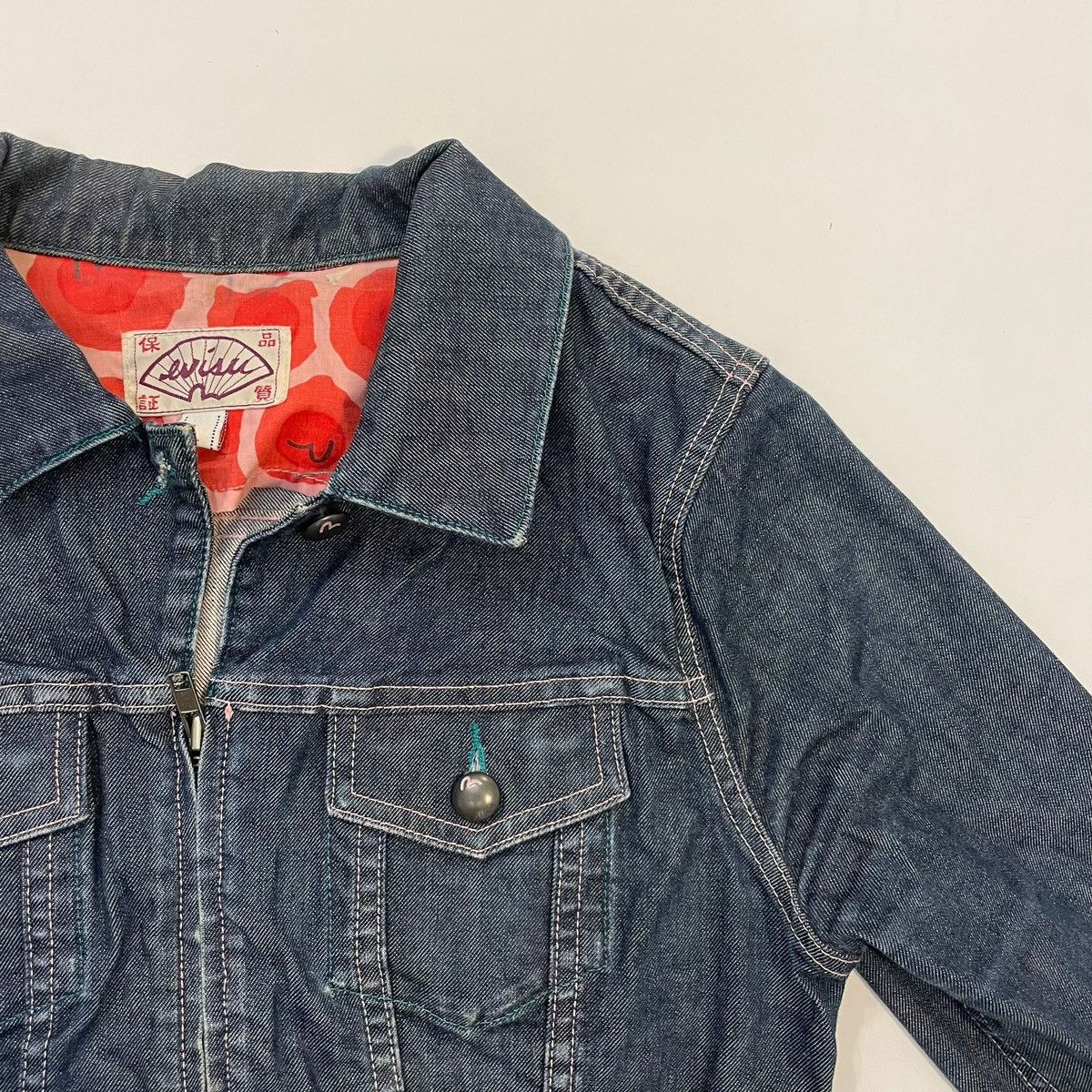 Evisu Evisu denim jacket jeans sweatshirt y2k Size L / US 10 / IT 46 - 2 Thumbnail