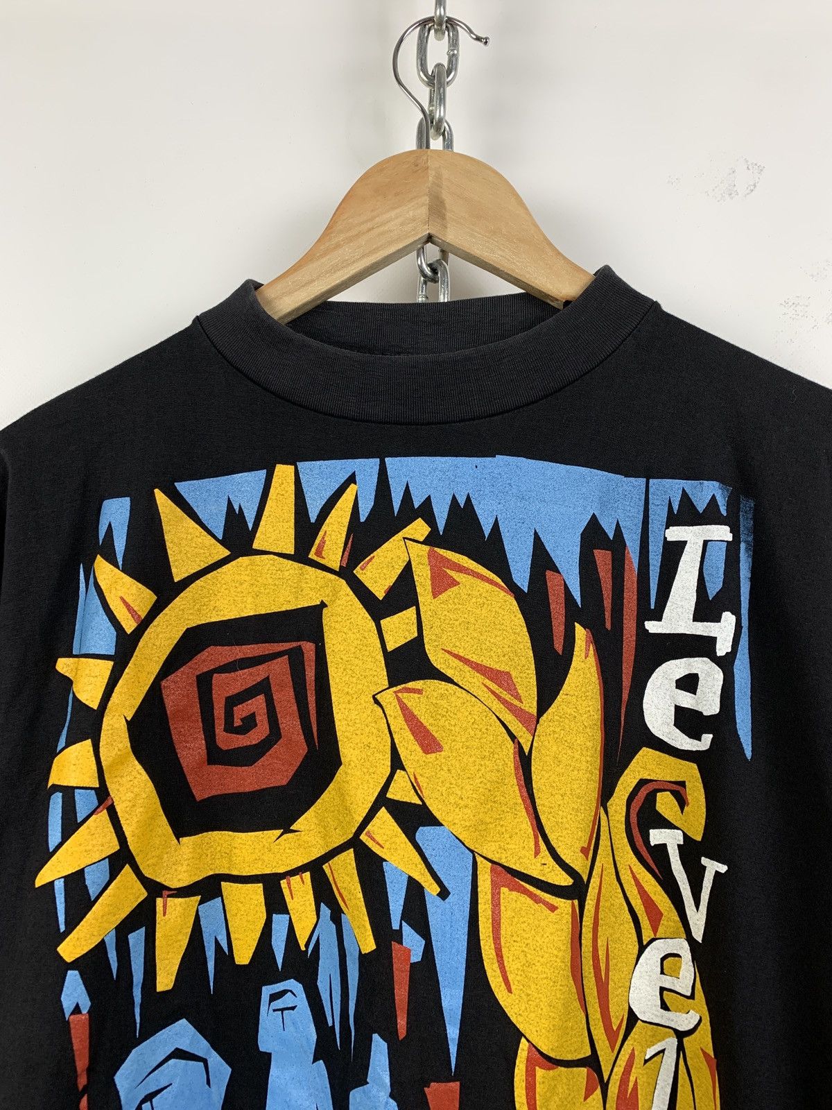 Band Tees 90s Vintage Levellers Single Stitch Band T-Shirt Size US XL / EU 56 / 4 - 5 Thumbnail