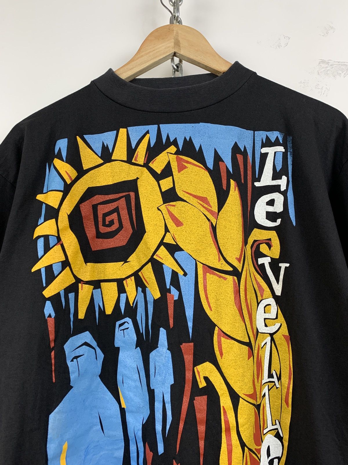 Band Tees 90s Vintage Levellers Single Stitch Band T-Shirt Size US XL / EU 56 / 4 - 6 Thumbnail