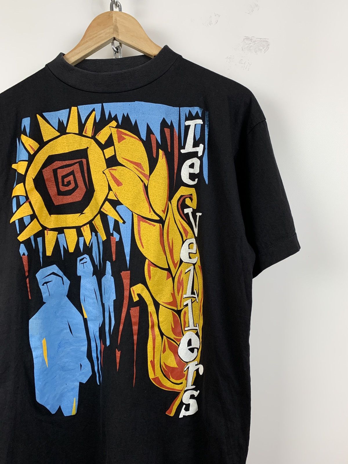 Band Tees 90s Vintage Levellers Single Stitch Band T-Shirt Size US XL / EU 56 / 4 - 4 Thumbnail