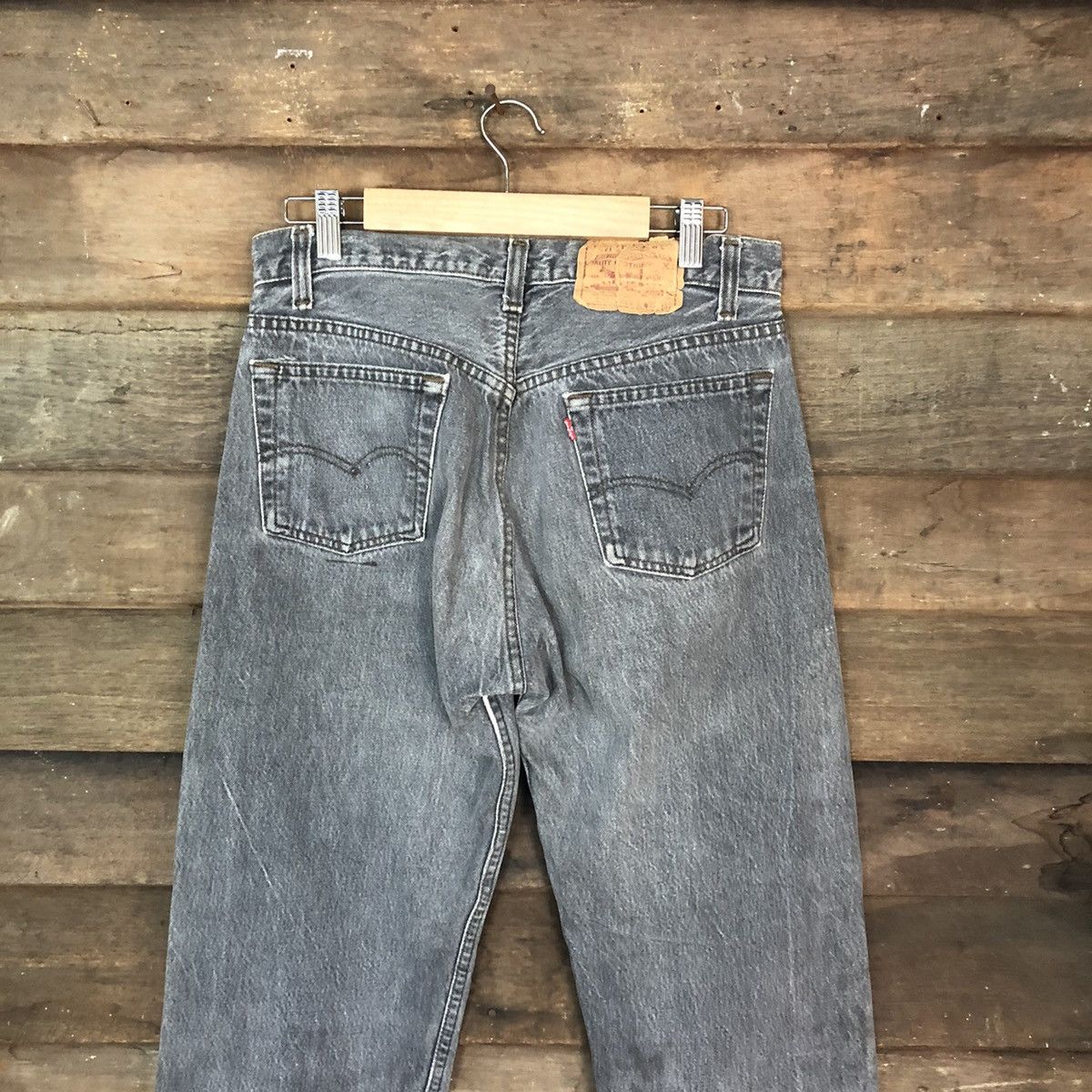 Levi's 80' 501 Levis vintage faded Grey Denim Pants #5119 Size US 30 / EU 46 - 11 Thumbnail