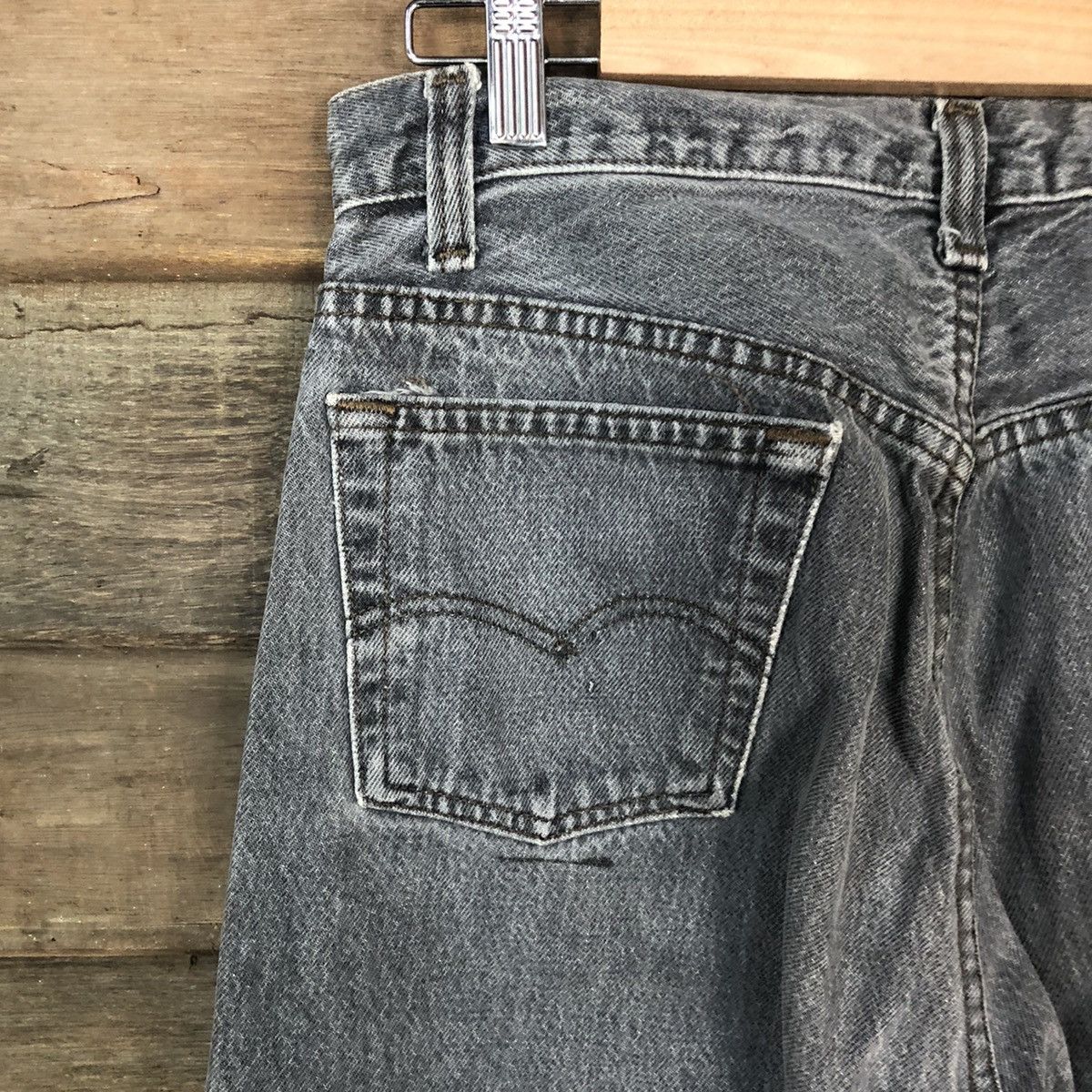 Levi's 80' 501 Levis vintage faded Grey Denim Pants #5119 Size US 30 / EU 46 - 13 Thumbnail