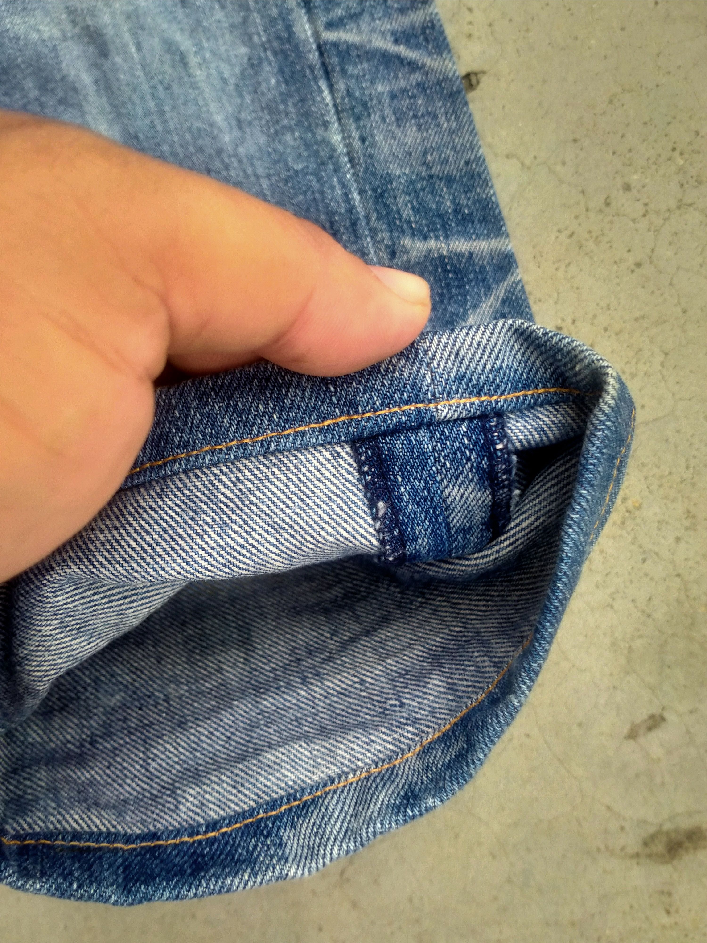 Vintage DISTRESSED KURO SELVEDGE DENIM Size US 32 / EU 48 - 3 Thumbnail