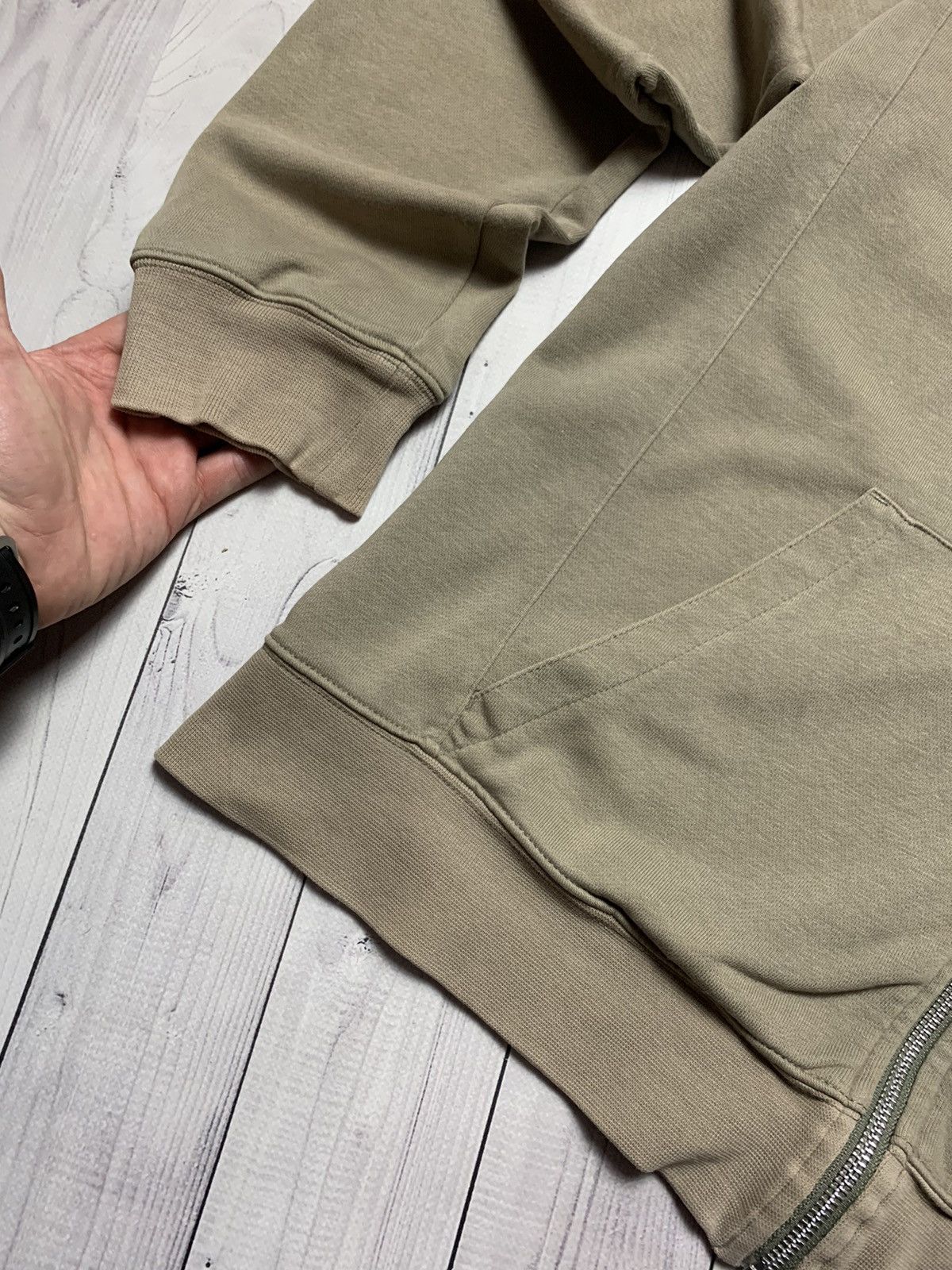 Vintage Vintage Nike Khaki zip hoodie big logo size L Size US L / EU 52-54 / 3 - 4 Thumbnail