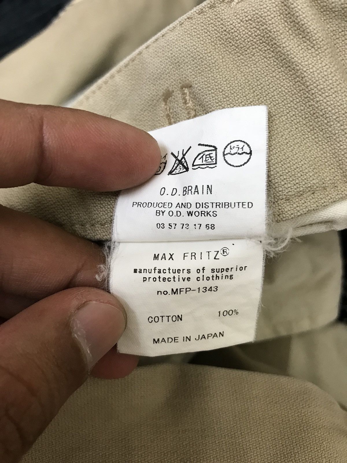 Japanese Brand Max Fritz Cargo Pant Bottom Pockets Size US 30 / EU 46 - 11 Thumbnail