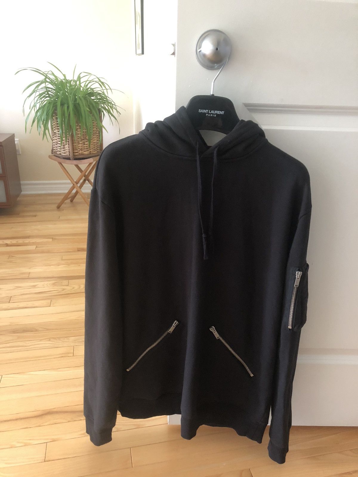 Hedi Slimane × Saint Laurent Paris Saint Laurent Cargo zip hoodie Small Size US S / EU 44-46 / 1 - 5 Thumbnail