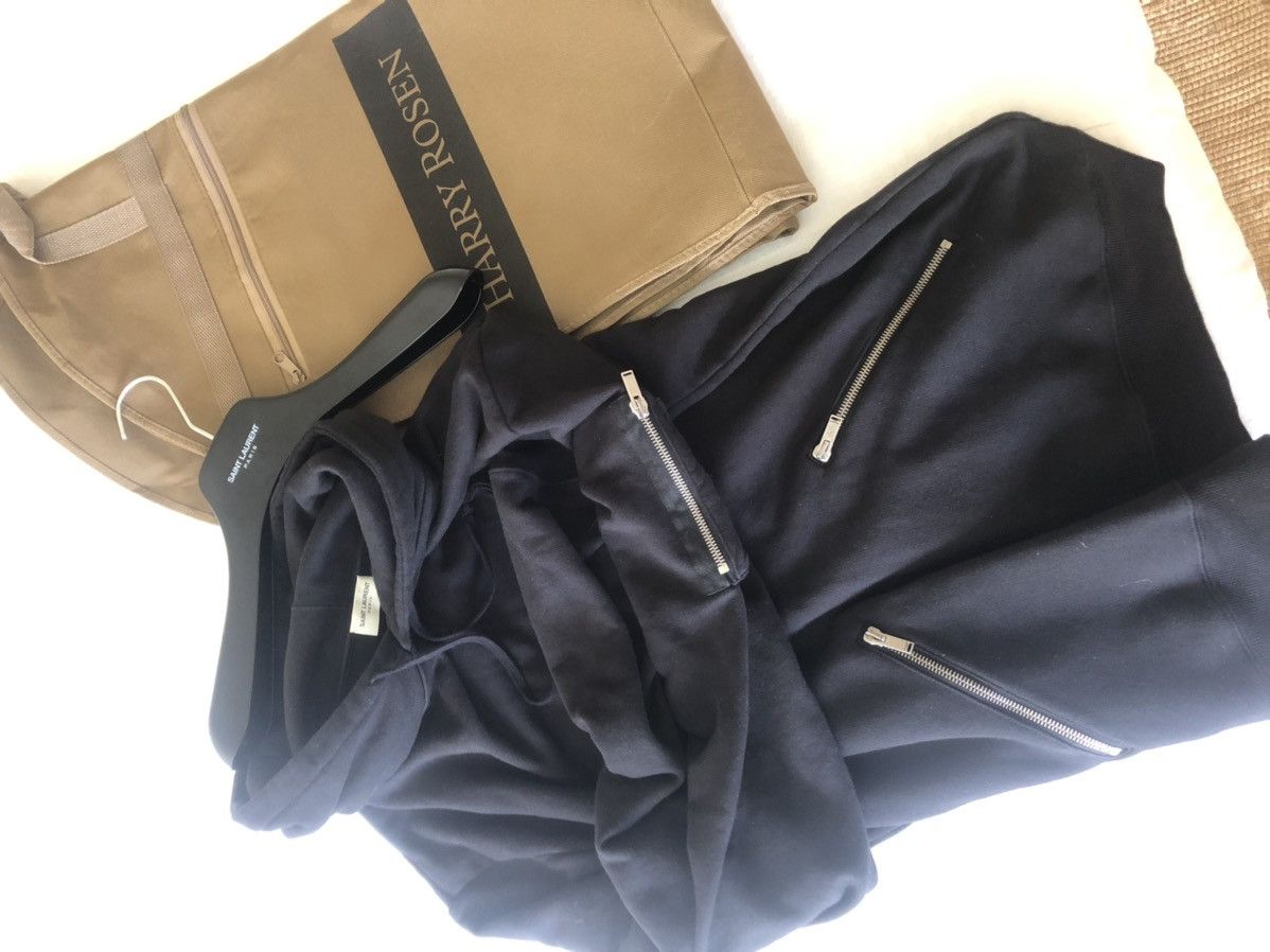 Hedi Slimane × Saint Laurent Paris Saint Laurent Cargo zip hoodie Small Size US S / EU 44-46 / 1 - 10 Thumbnail
