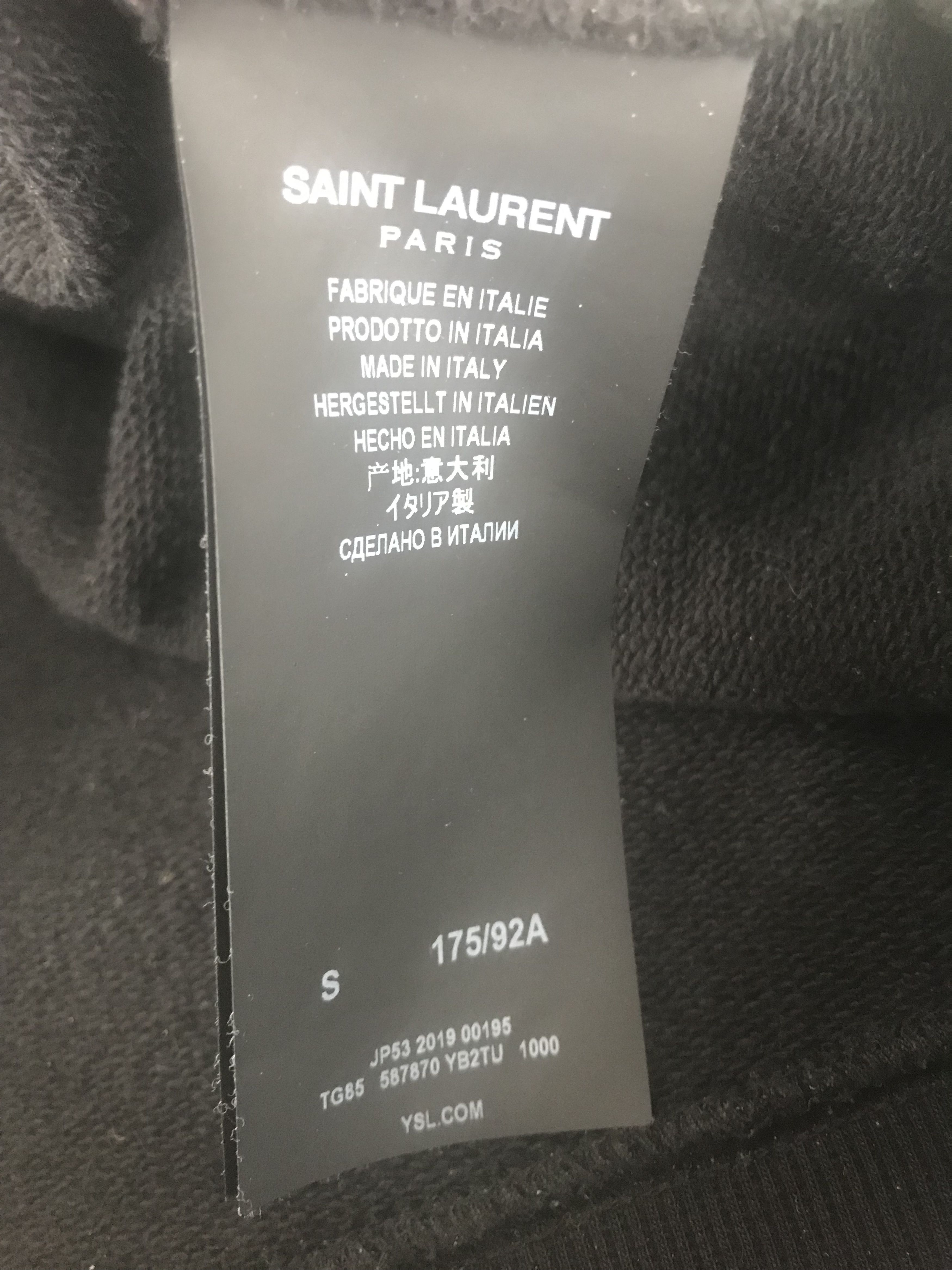 Hedi Slimane × Saint Laurent Paris Saint Laurent Cargo zip hoodie Small Size US S / EU 44-46 / 1 - 25 Thumbnail