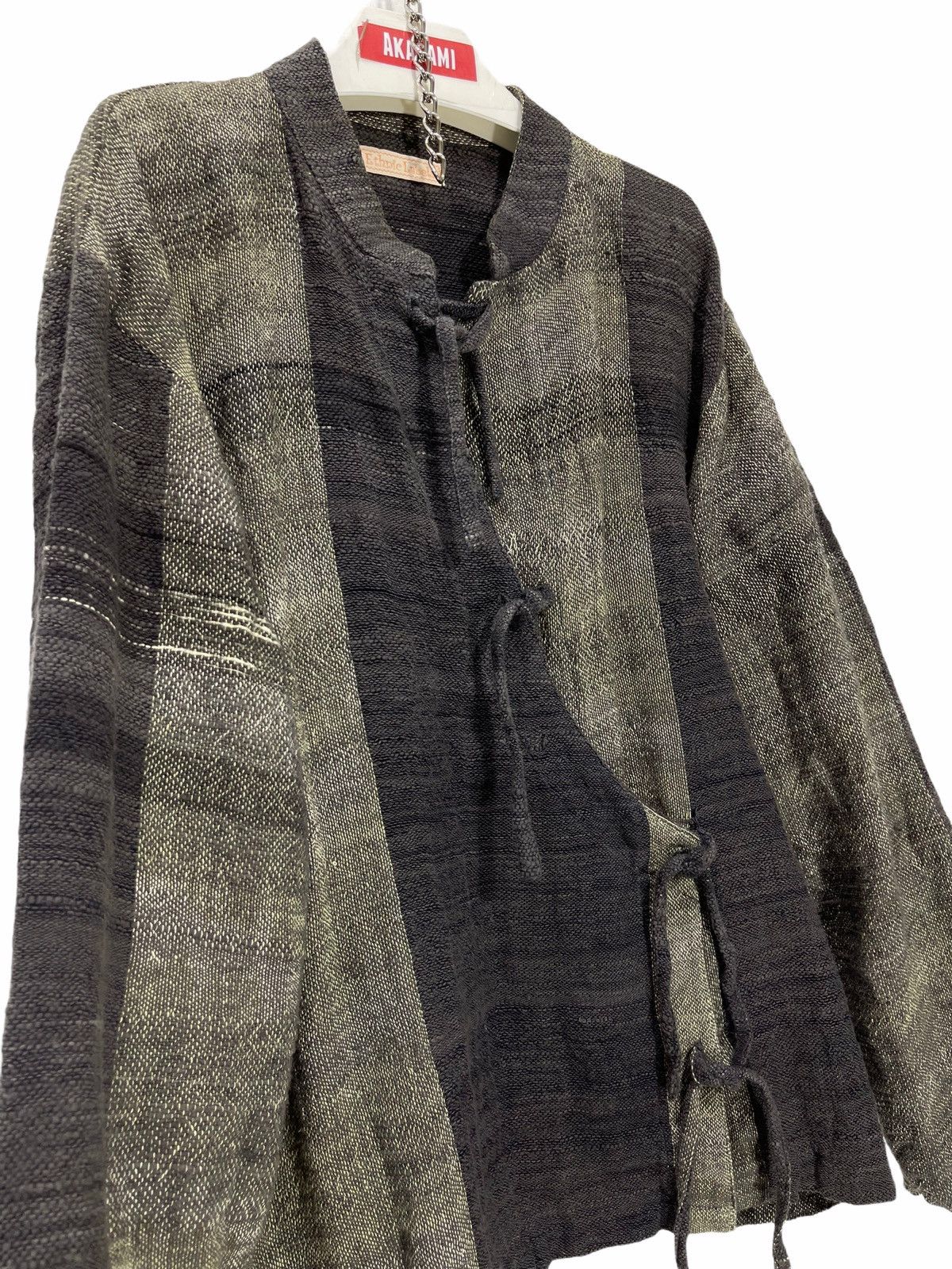 Japanese Brand 👺Ethnic Label Thin Beauty Woven Cotton Jacket Size US M / EU 48-50 / 2 - 1 Thumbnail