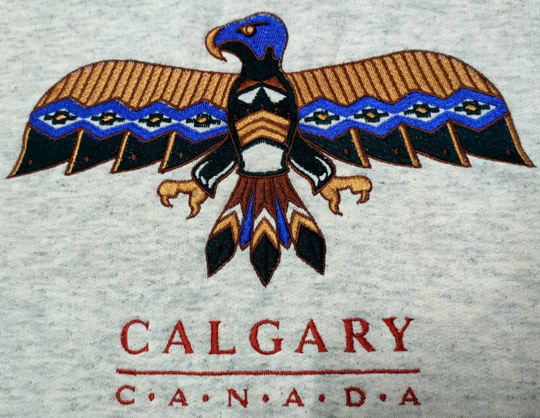 Vintage ❎ Calgary Canada Jumper Size US L / EU 52-54 / 3 - 2 Thumbnail