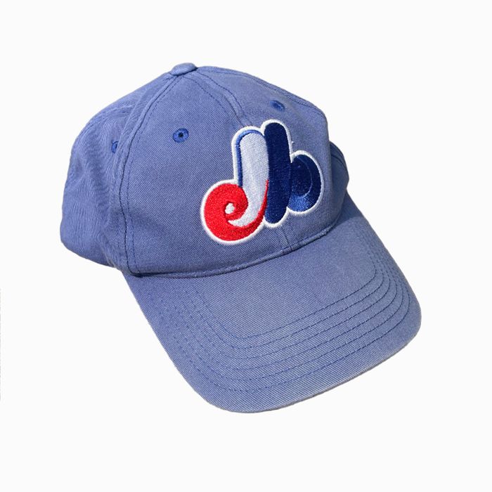 Vintage Fan Favourite Montreal Expos Hat Velcro Back 