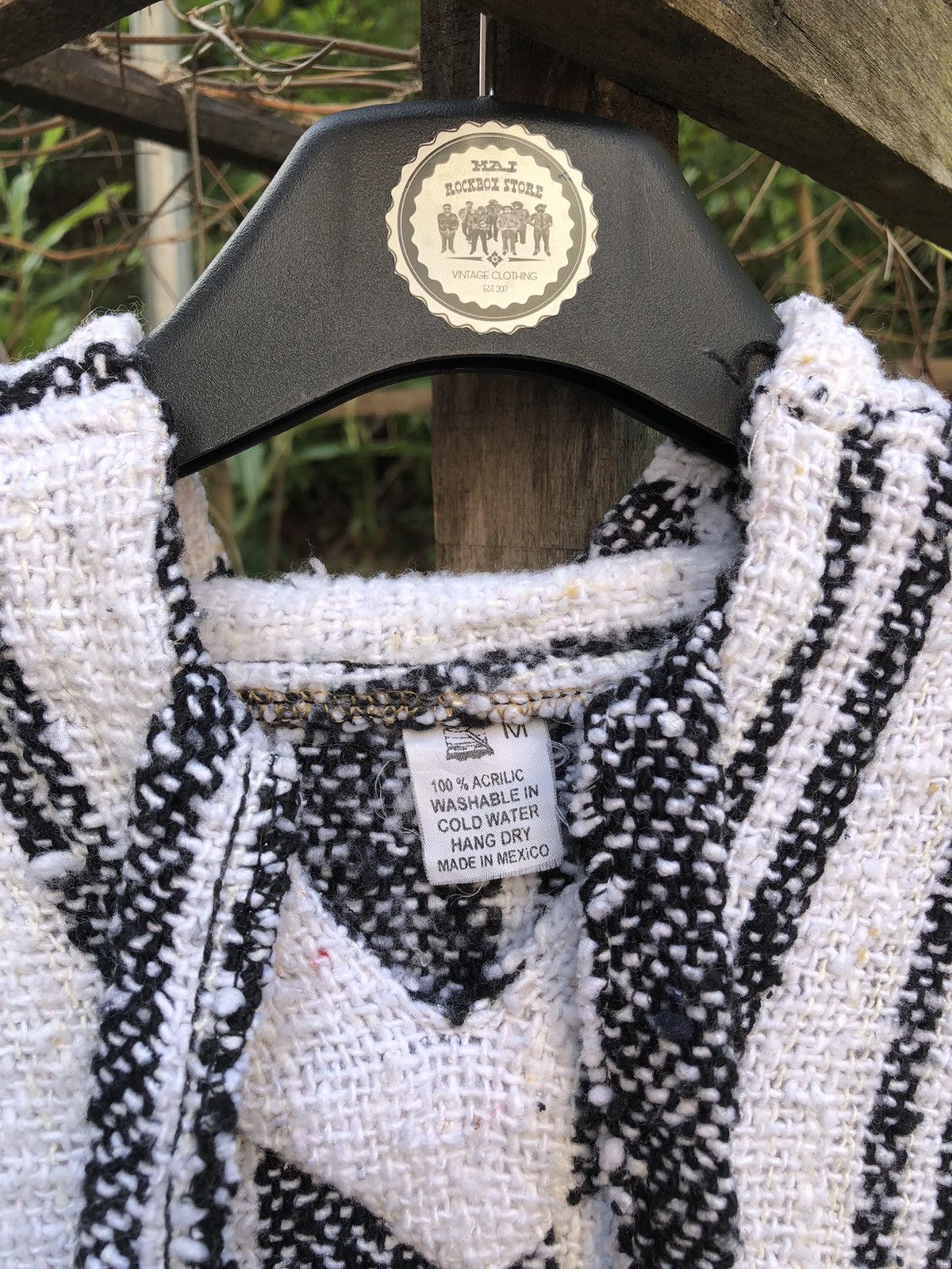 Mexicana Vintage 80's Baja Mexican Sweater Hoodie Pullover Size US XS / EU 42 / 0 - 8 Thumbnail