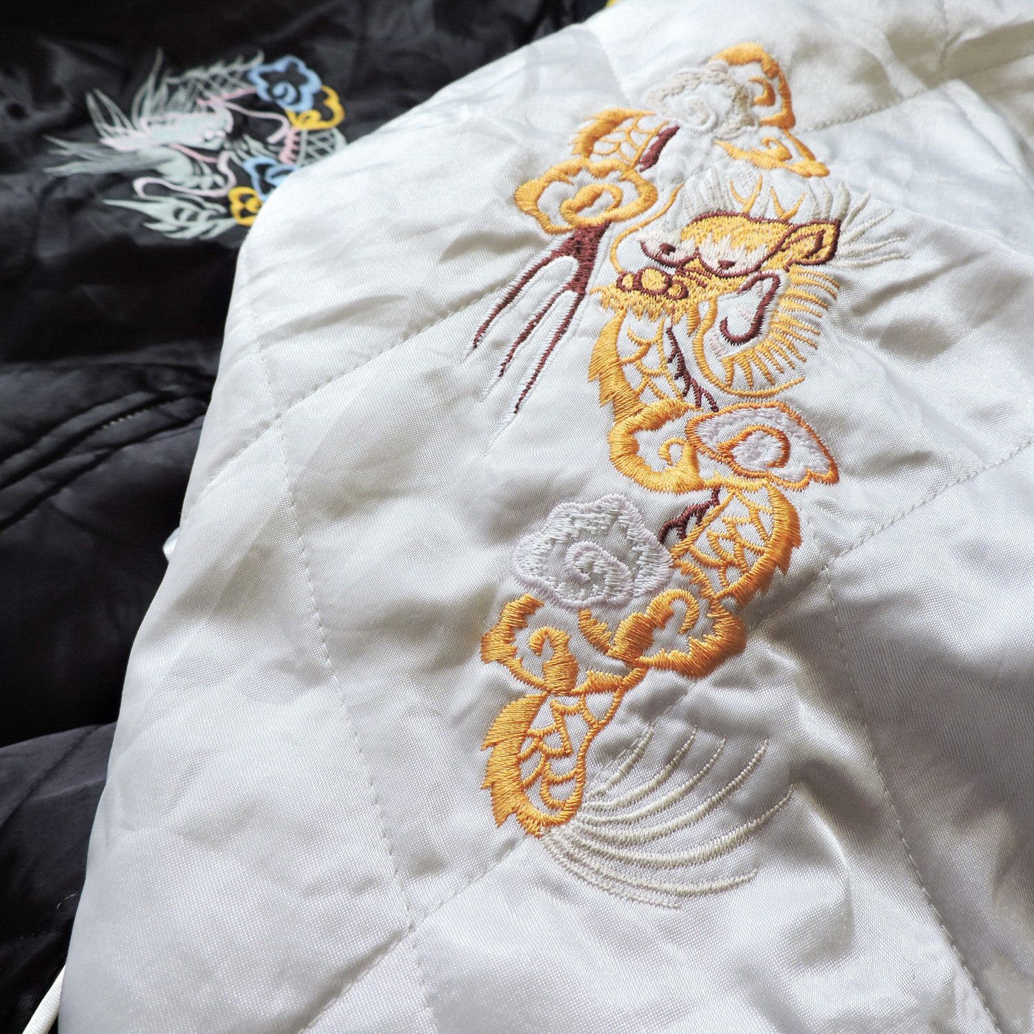 Japanese Brand HOUSTON JAPANESE MAP DRAGON RYU SUKAJAN Size US M / EU 48-50 / 2 - 6 Thumbnail