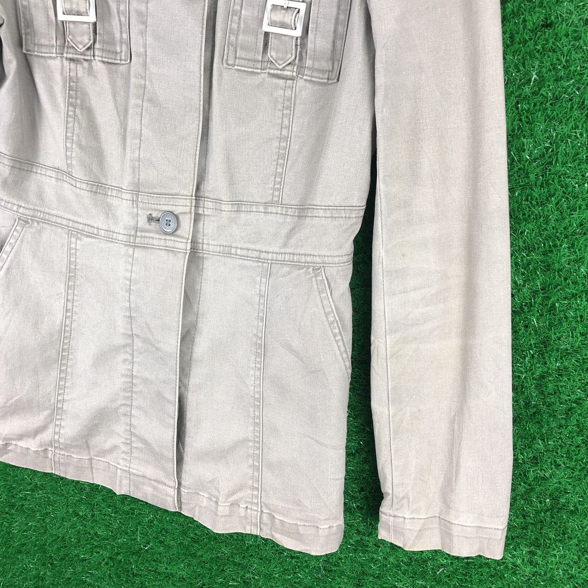 Designer × Japanese Brand × Vintage Vintage 80's Jacket Button up Women by Alcali Size XS / US 0-2 / IT 36-38 - 3 Thumbnail