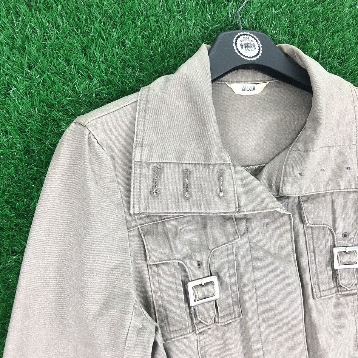 Designer × Japanese Brand × Vintage Vintage 80's Jacket Button up Women by Alcali Size XS / US 0-2 / IT 36-38 - 2 Thumbnail