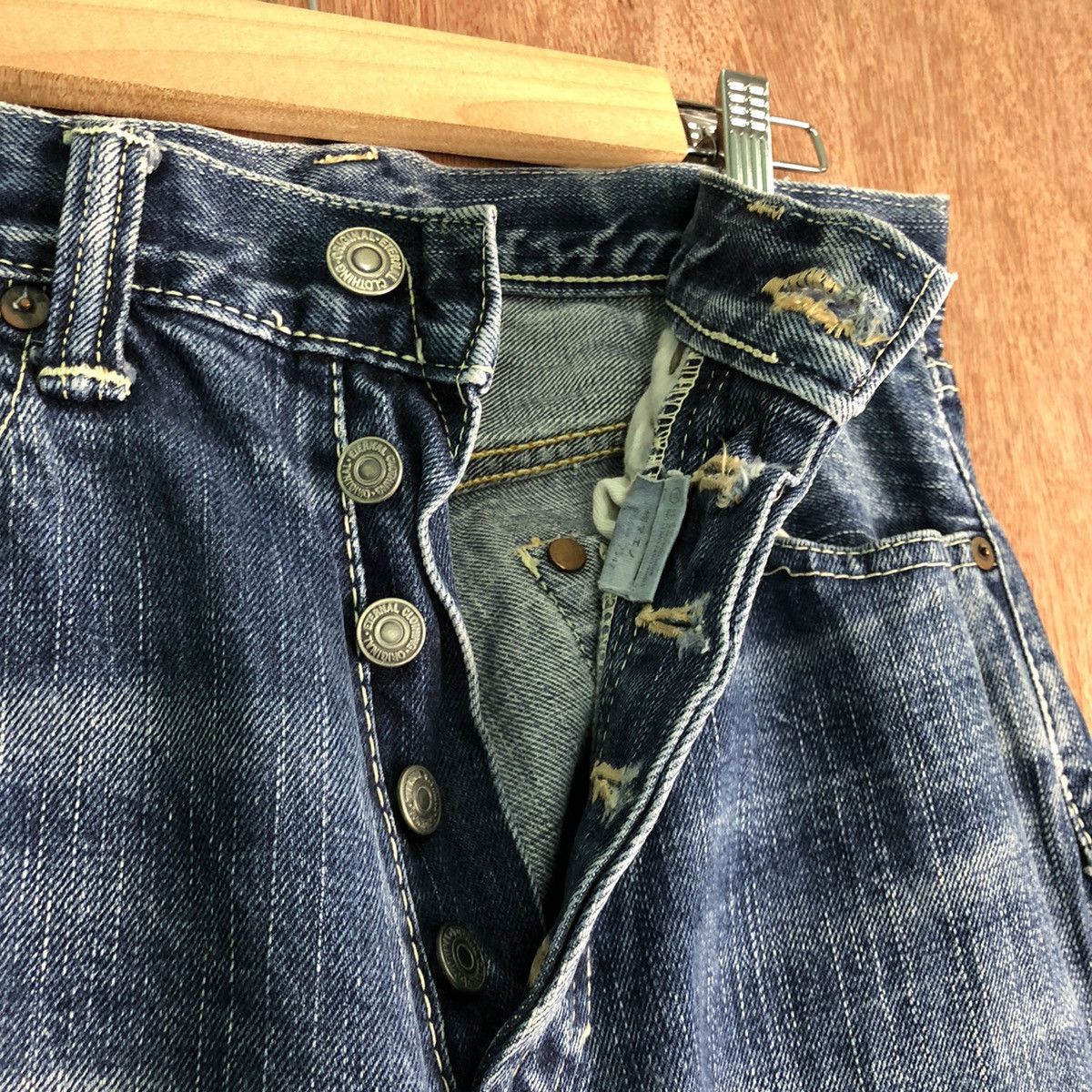 Eternal Eternal Blue faded Denim Jeans Pants #c143 Size US 29 - 5 Thumbnail