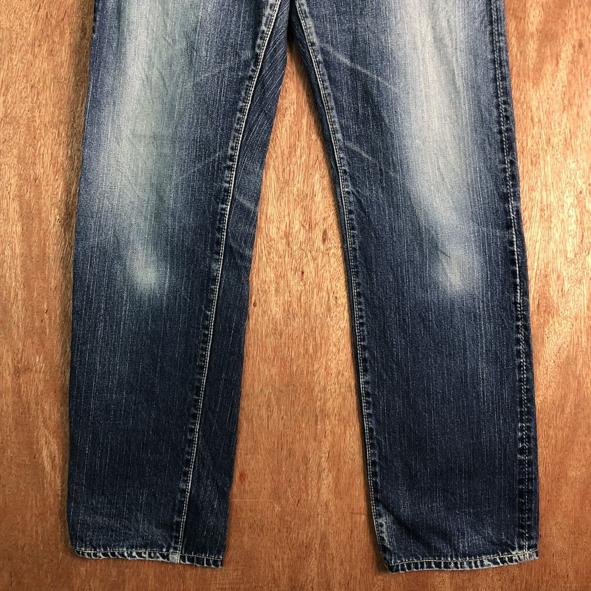 Eternal Eternal Blue faded Denim Jeans Pants #c143 Size US 29 - 3 Thumbnail