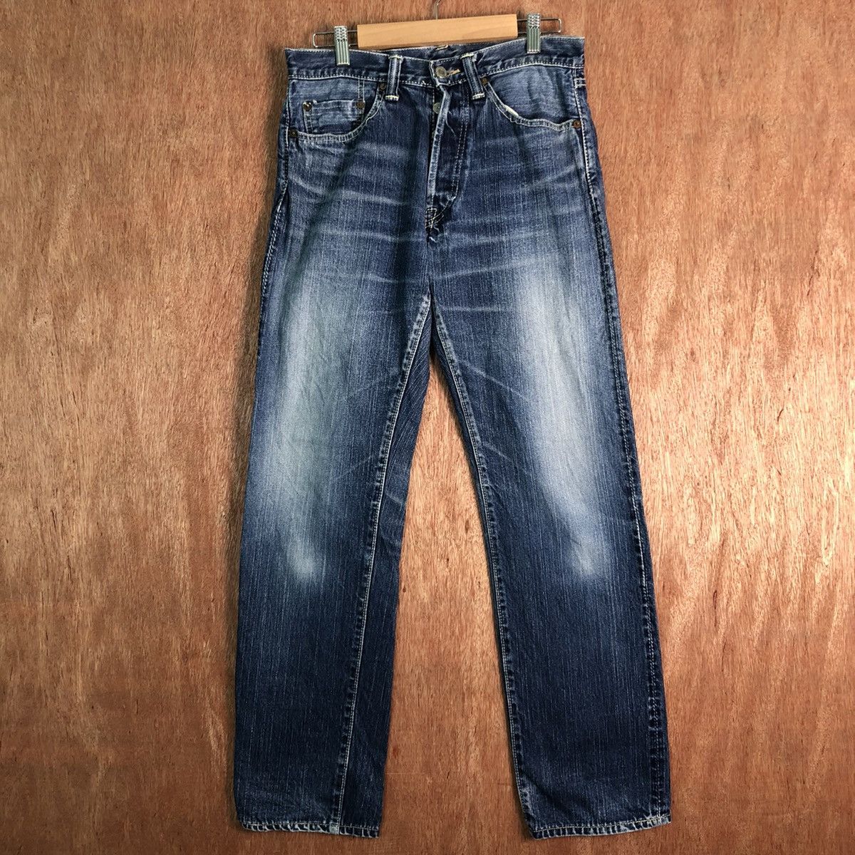Eternal Eternal Blue faded Denim Jeans Pants #c143 Size US 29 - 1 Thumbnail