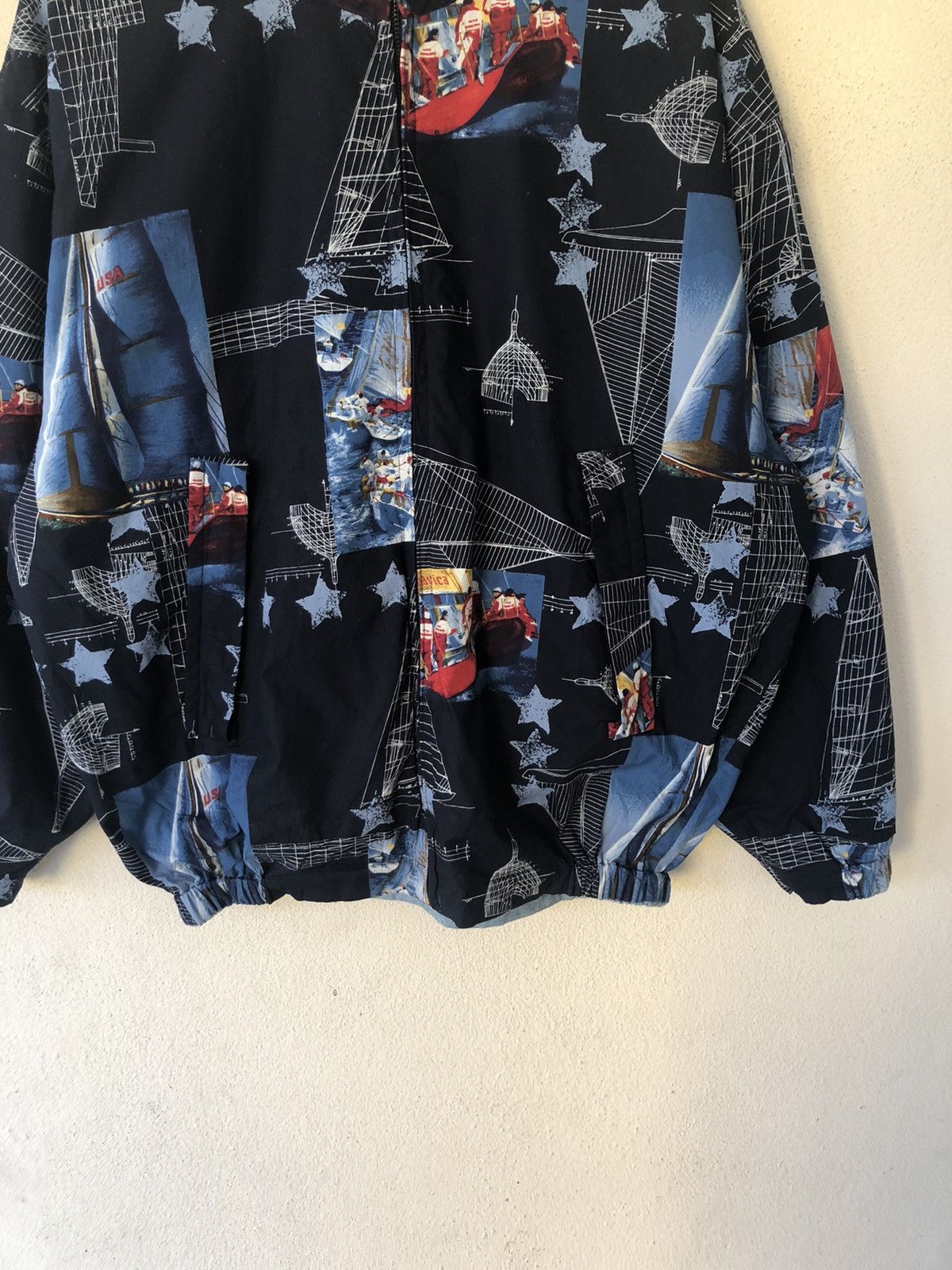 Japanese Brand Vintage Nautica Ocean Sportsman Sailing Gear Reversible Size US S / EU 44-46 / 1 - 5 Thumbnail