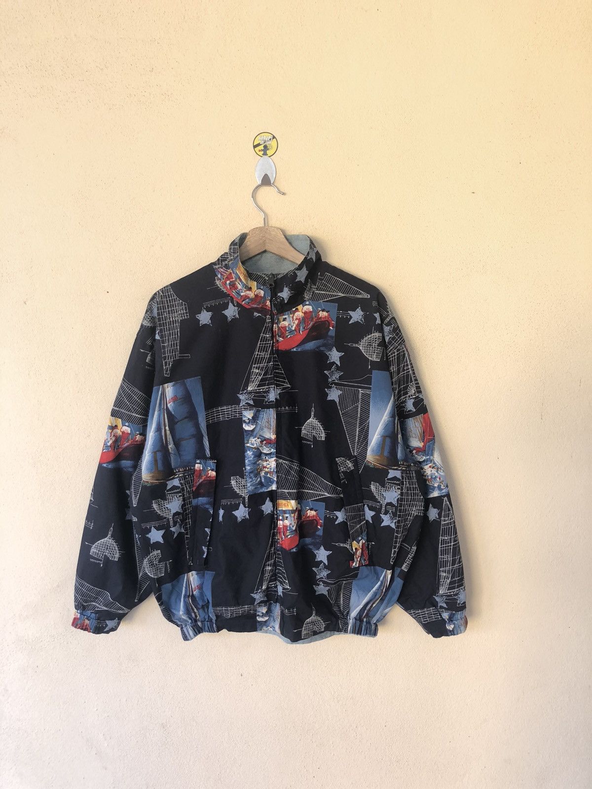Japanese Brand Vintage Nautica Ocean Sportsman Sailing Gear Reversible Size US S / EU 44-46 / 1 - 1 Thumbnail