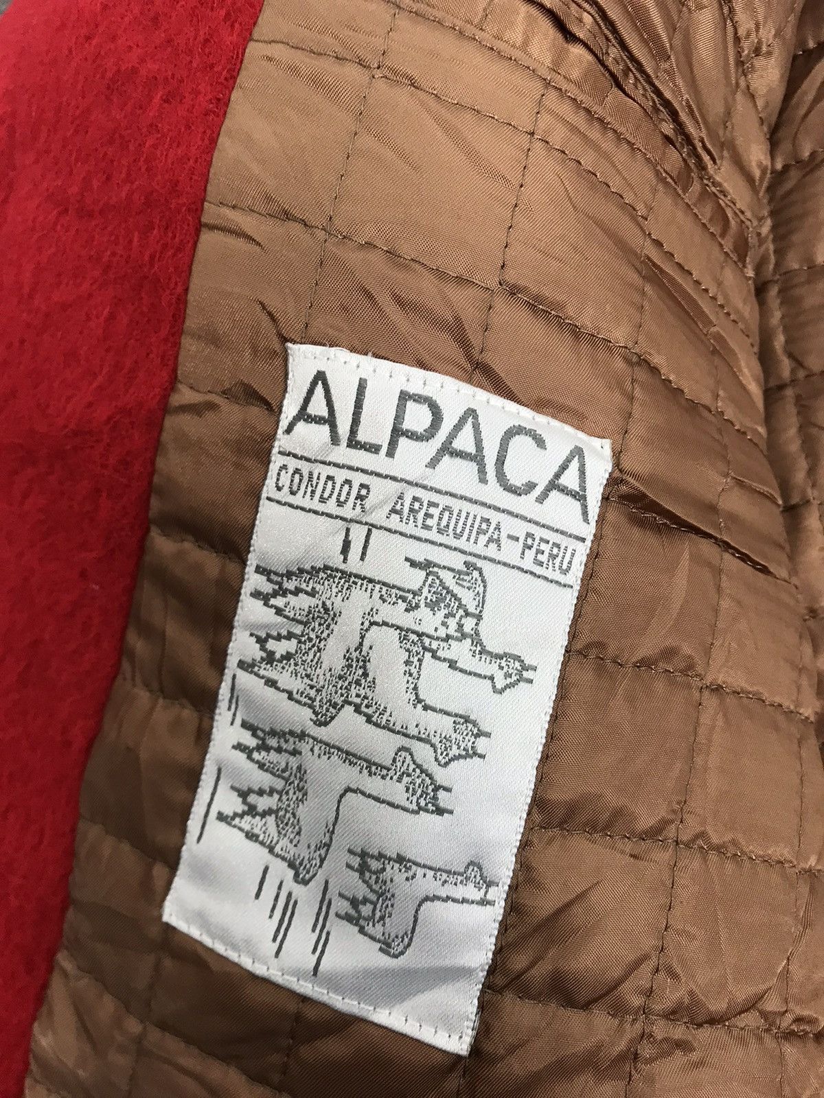 Vintage Alpaca Padded Quilted Jacket Agnes Seize Takeshi Yajima Size US L / EU 52-54 / 3 - 5 Thumbnail