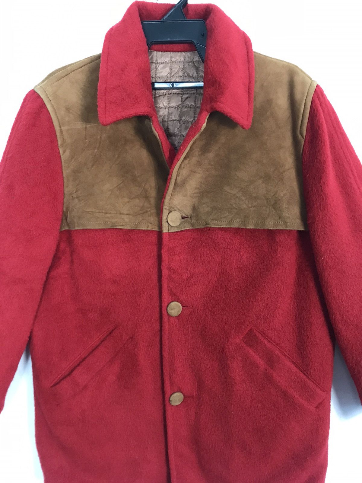 Vintage Alpaca Padded Quilted Jacket Agnes Seize Takeshi Yajima Size US L / EU 52-54 / 3 - 2 Thumbnail