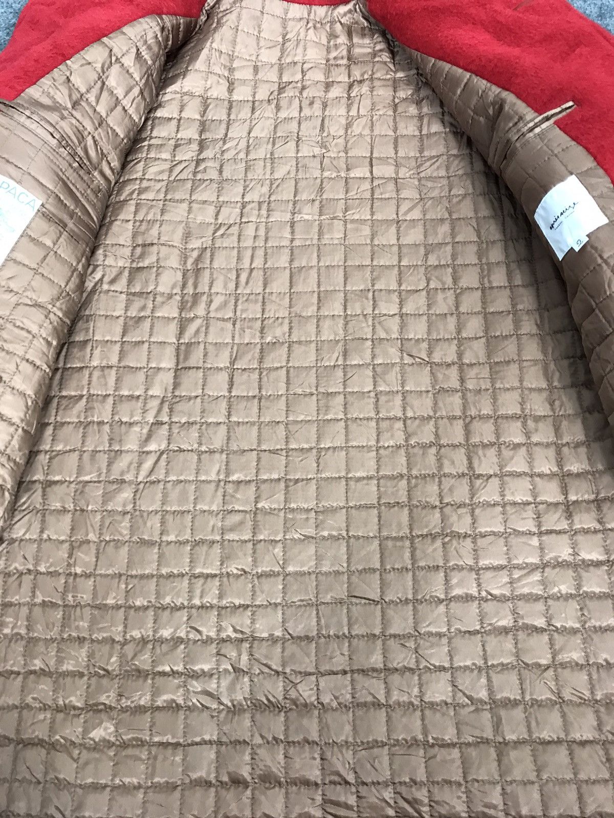 Vintage Alpaca Padded Quilted Jacket Agnes Seize Takeshi Yajima Size US L / EU 52-54 / 3 - 4 Thumbnail