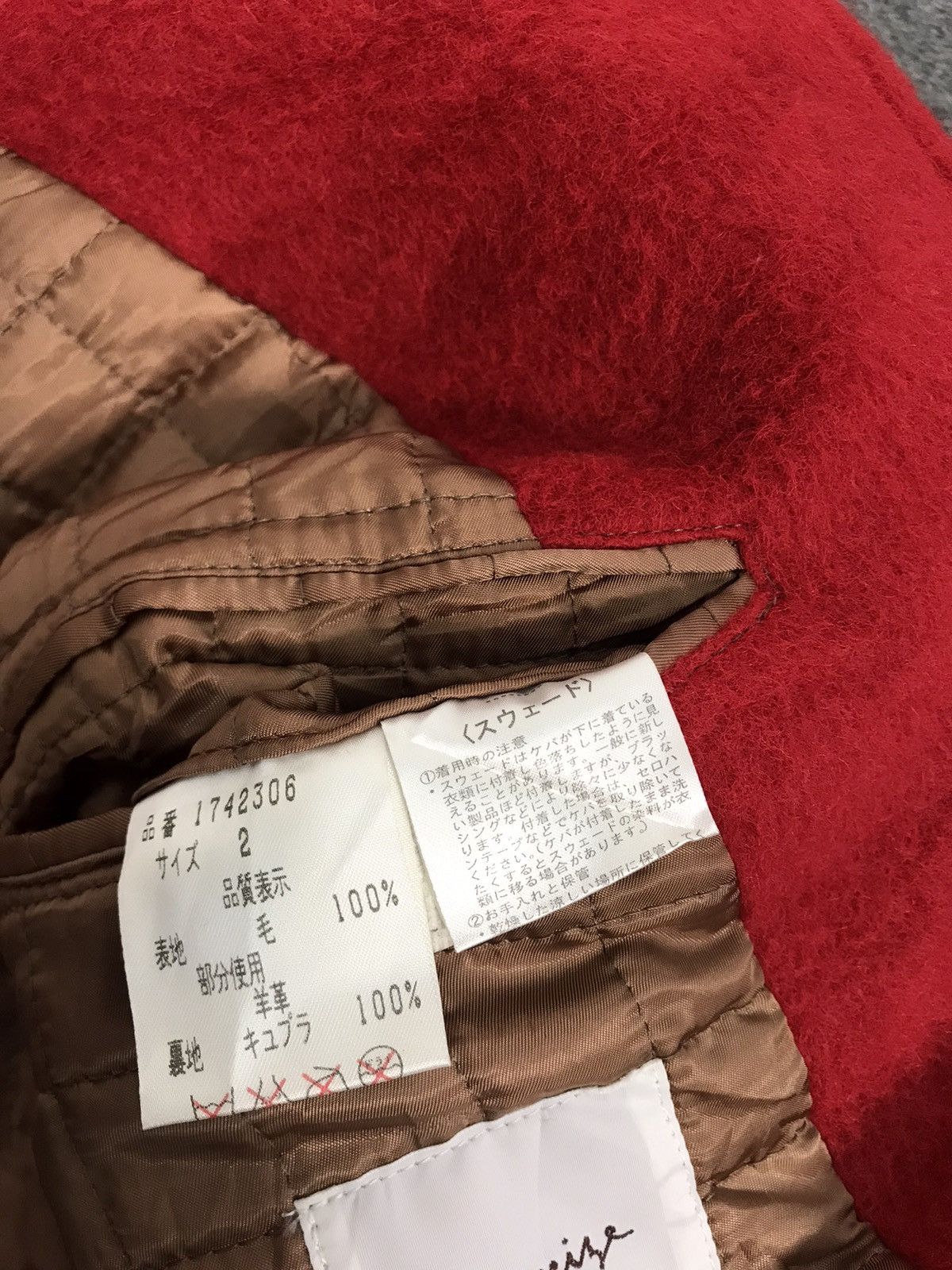 Vintage Alpaca Padded Quilted Jacket Agnes Seize Takeshi Yajima Size US L / EU 52-54 / 3 - 7 Thumbnail