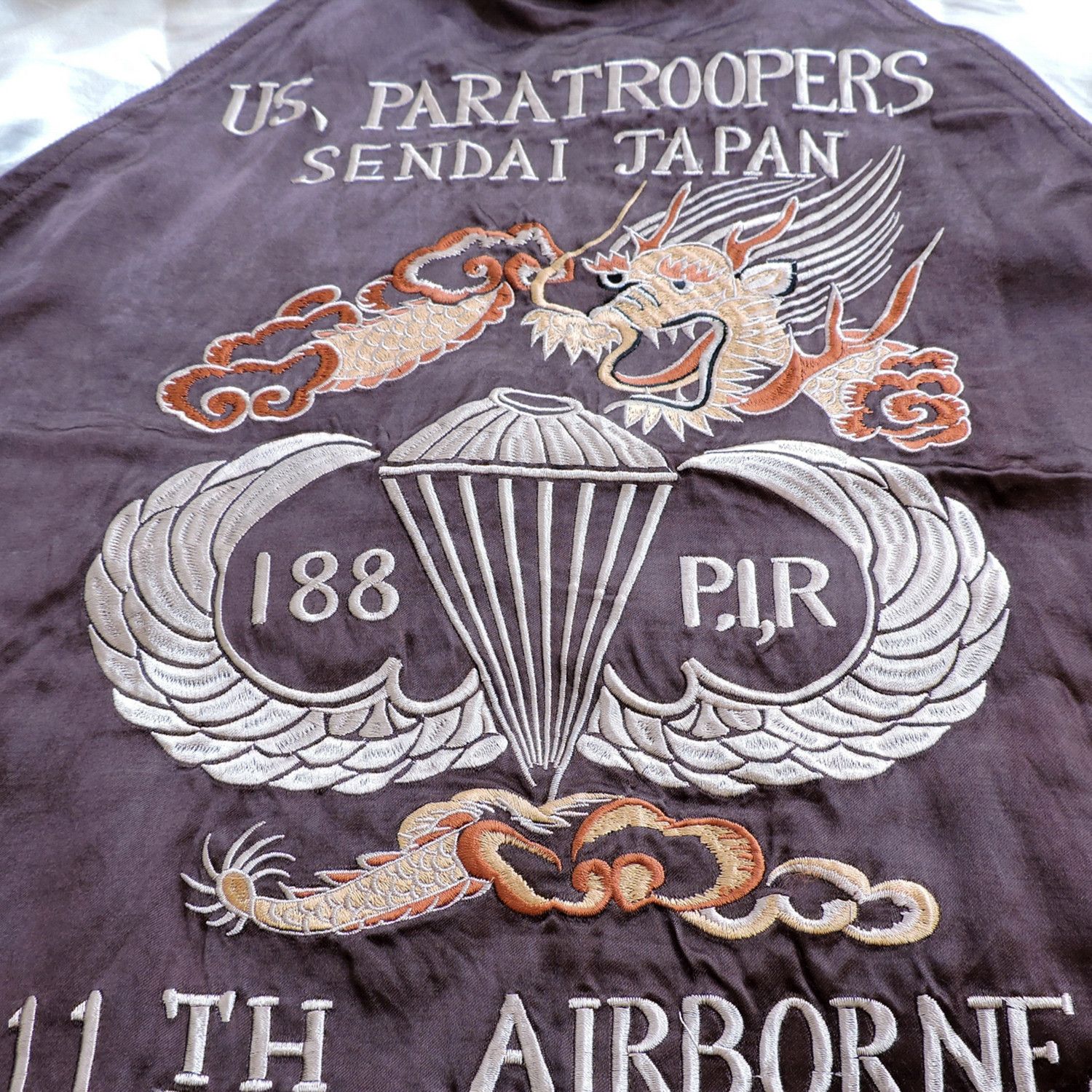 Japanese Brand HOUSTON 11TH AIRBORNE DRAGON RYU SUKAJAN Size US M / EU 48-50 / 2 - 15 Thumbnail