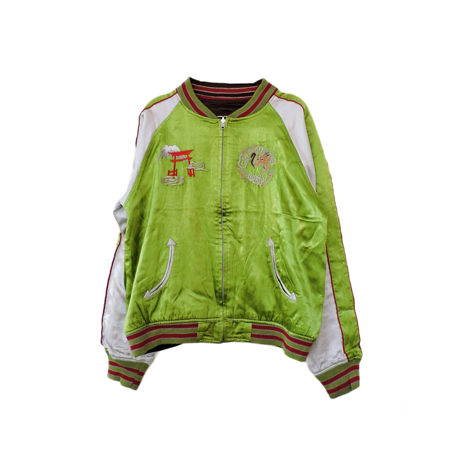 Japanese Brand HOUSTON 11TH AIRBORNE DRAGON RYU SUKAJAN Size US M / EU 48-50 / 2 - 4 Thumbnail