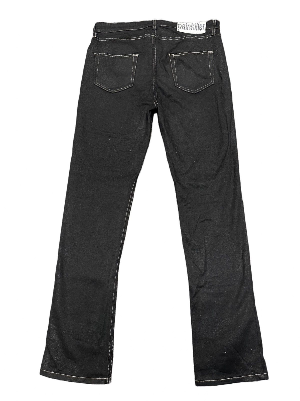 image of Joy Divizn Joy Divizin Waxed Painkiller Denim in Black, Men's (Size 30)