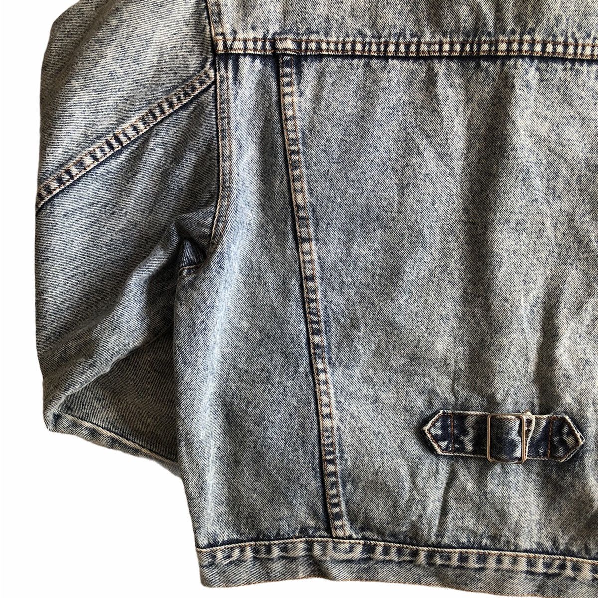 Japanese Brand Vintage 90's Denim Jacket Nice Design by SFD Size US M / EU 48-50 / 2 - 7 Thumbnail