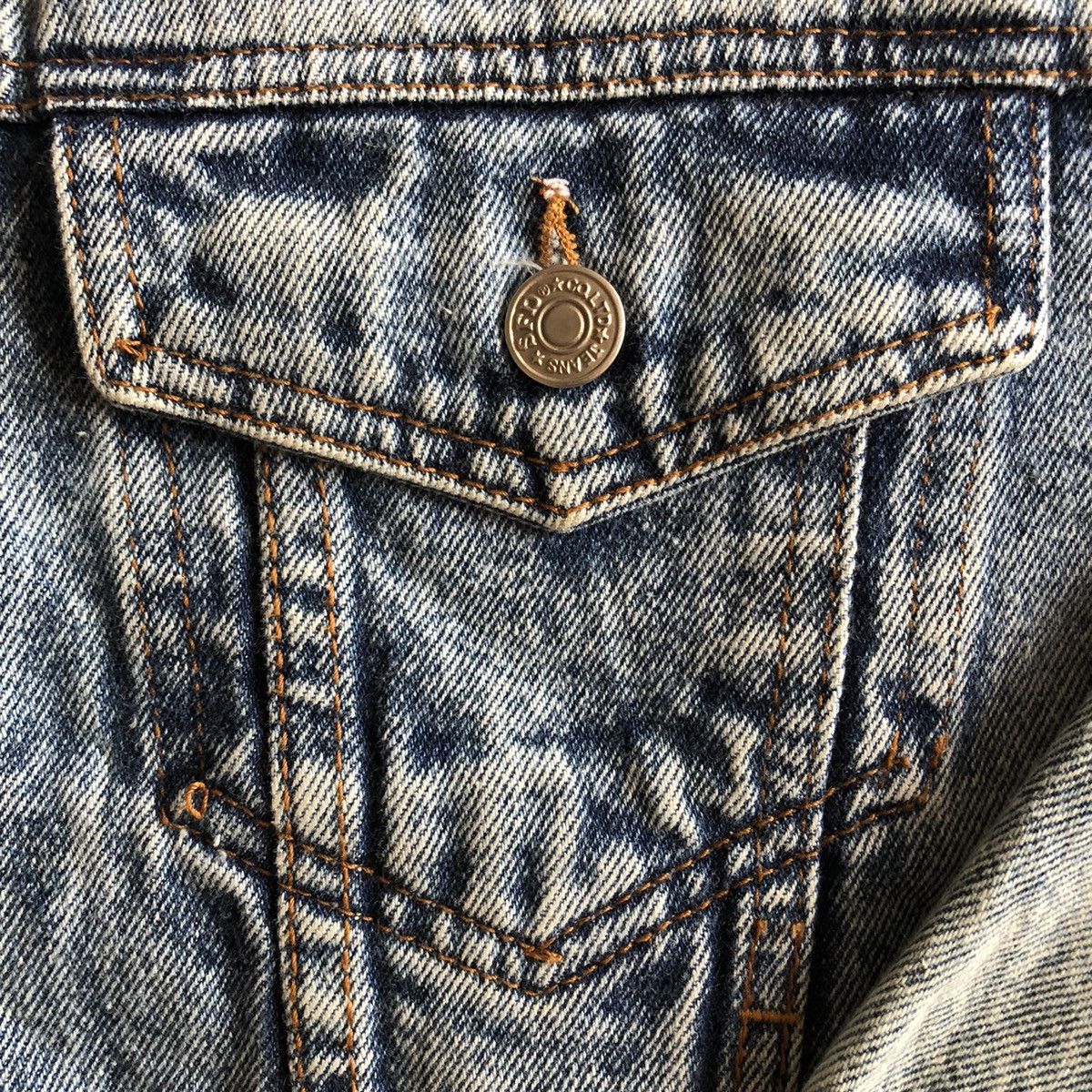Japanese Brand Vintage 90's Denim Jacket Nice Design by SFD Size US M / EU 48-50 / 2 - 8 Thumbnail