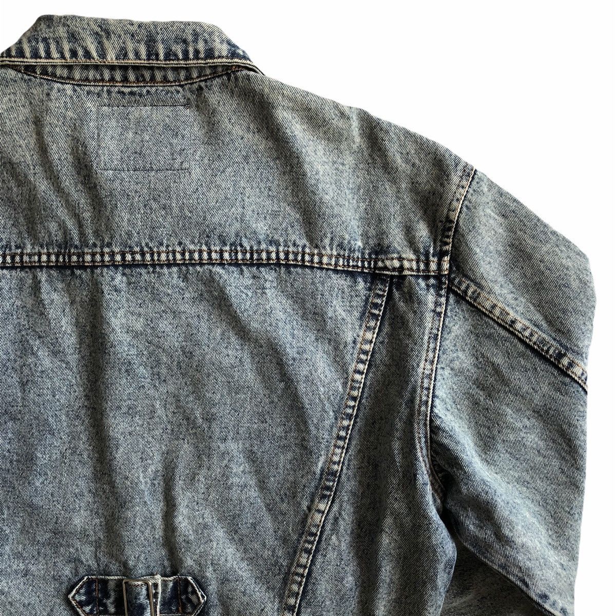 Japanese Brand Vintage 90's Denim Jacket Nice Design by SFD Size US M / EU 48-50 / 2 - 6 Thumbnail