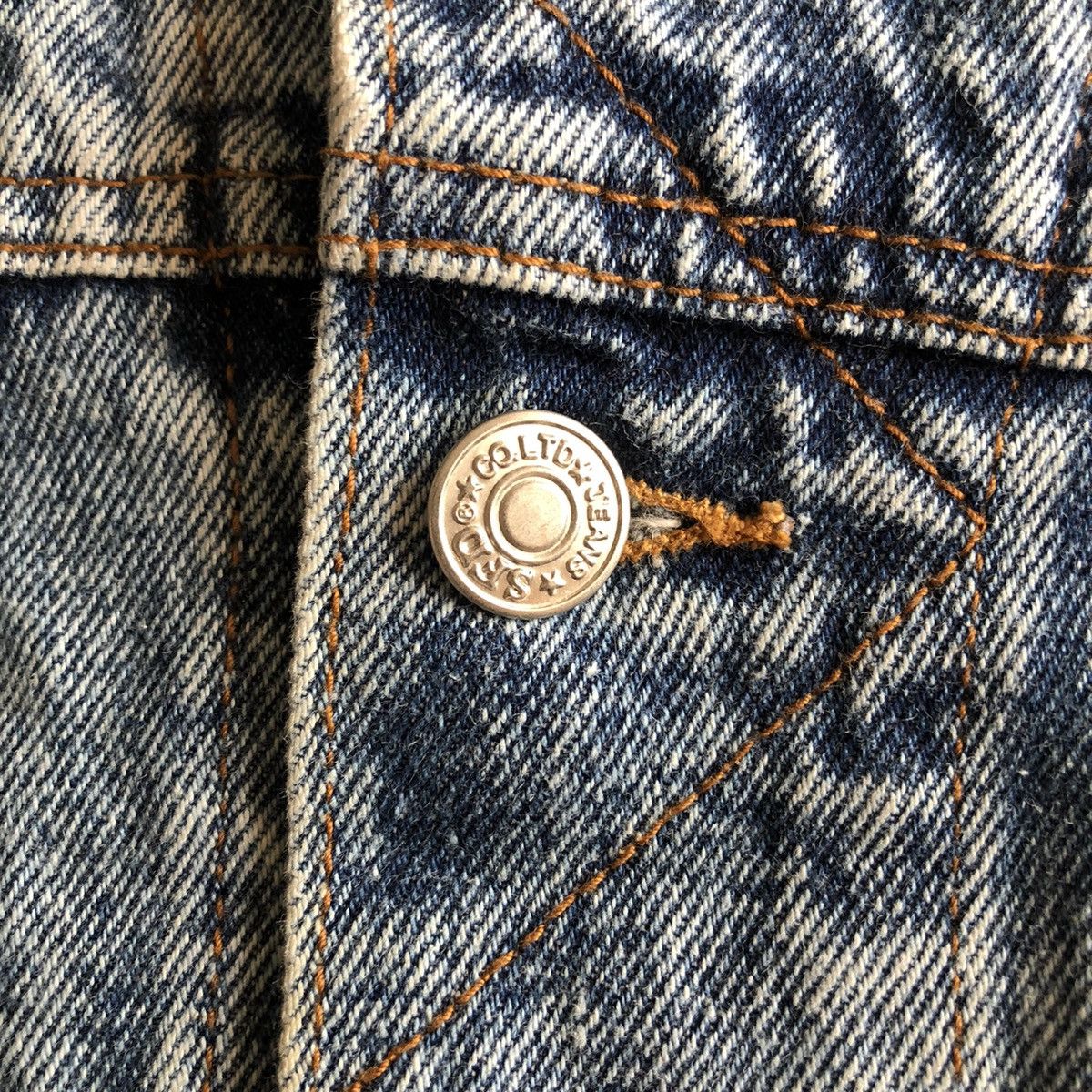 Japanese Brand Vintage 90's Denim Jacket Nice Design by SFD Size US M / EU 48-50 / 2 - 9 Thumbnail