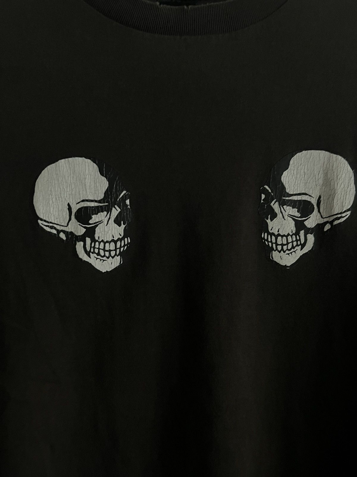 Number (N)ine × Takahiromiyashita The Soloist. NUMBER (N)INE "THE CLASH" DOUBLE SKULL TEE - SS04 Size US M / EU 48-50 / 2 - 6 Thumbnail