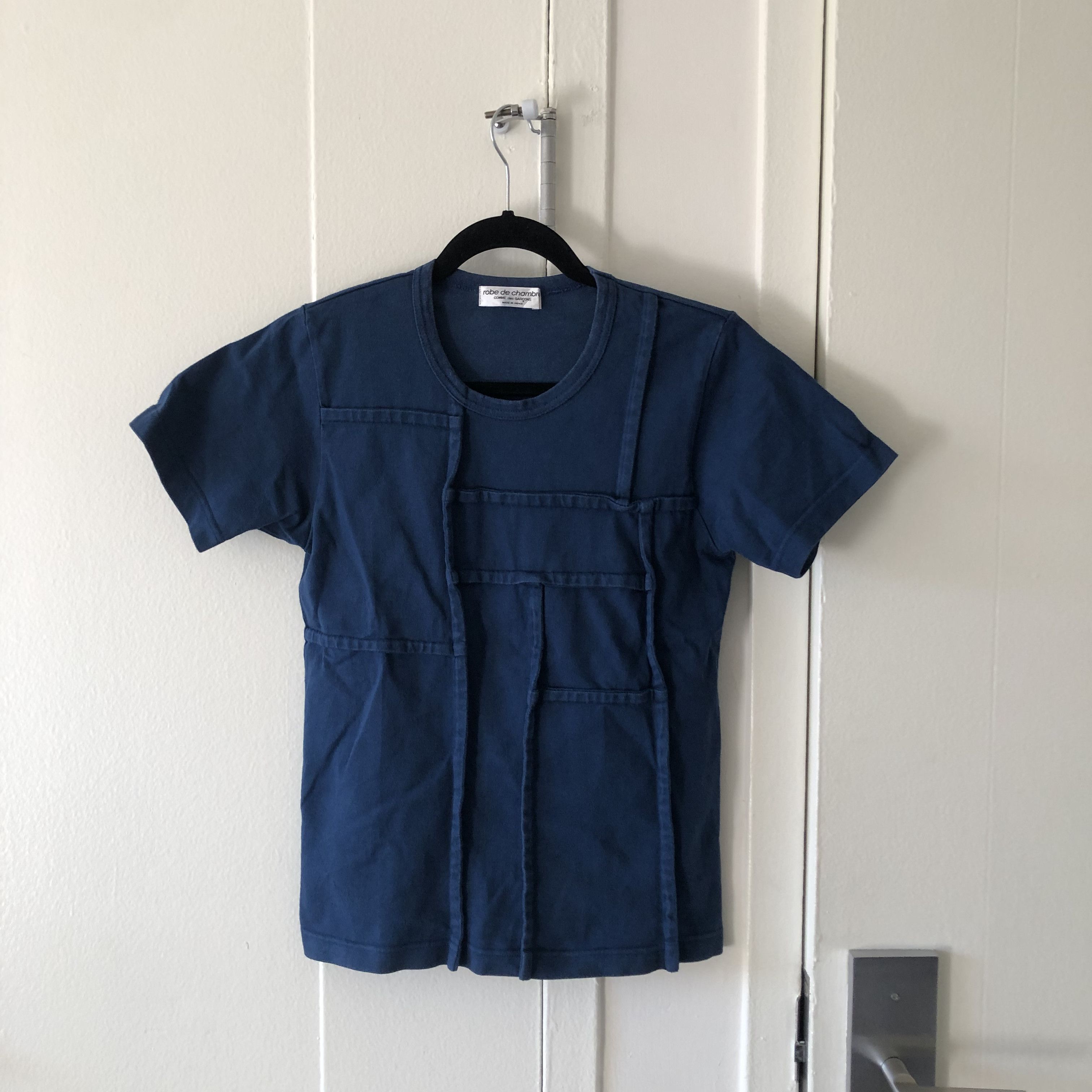 Comme Des Garcons Robe De Chambre Pleated T-Shirt