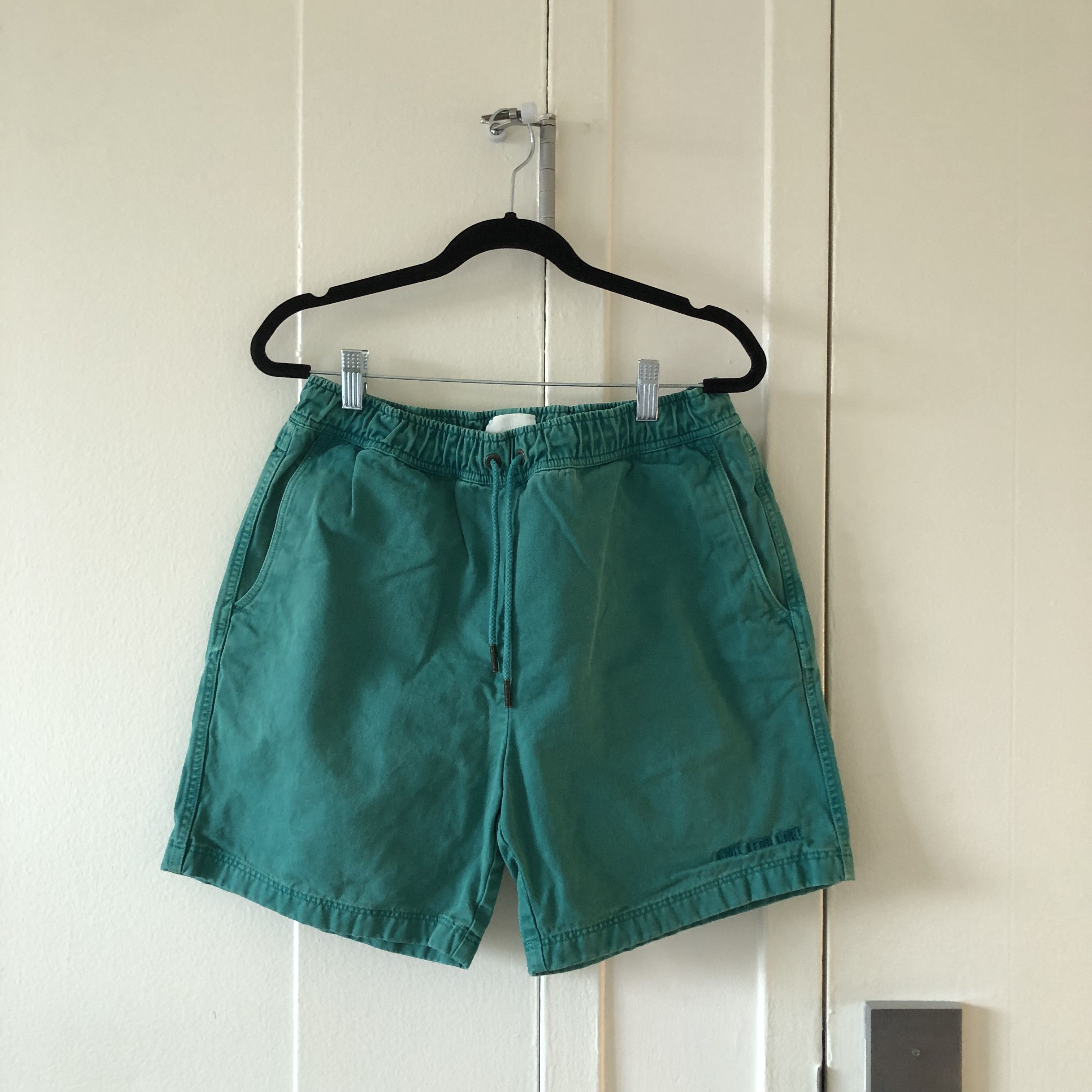 image of Aime Leon Dore Uniform Shorts in Green, Men's (Size 32)