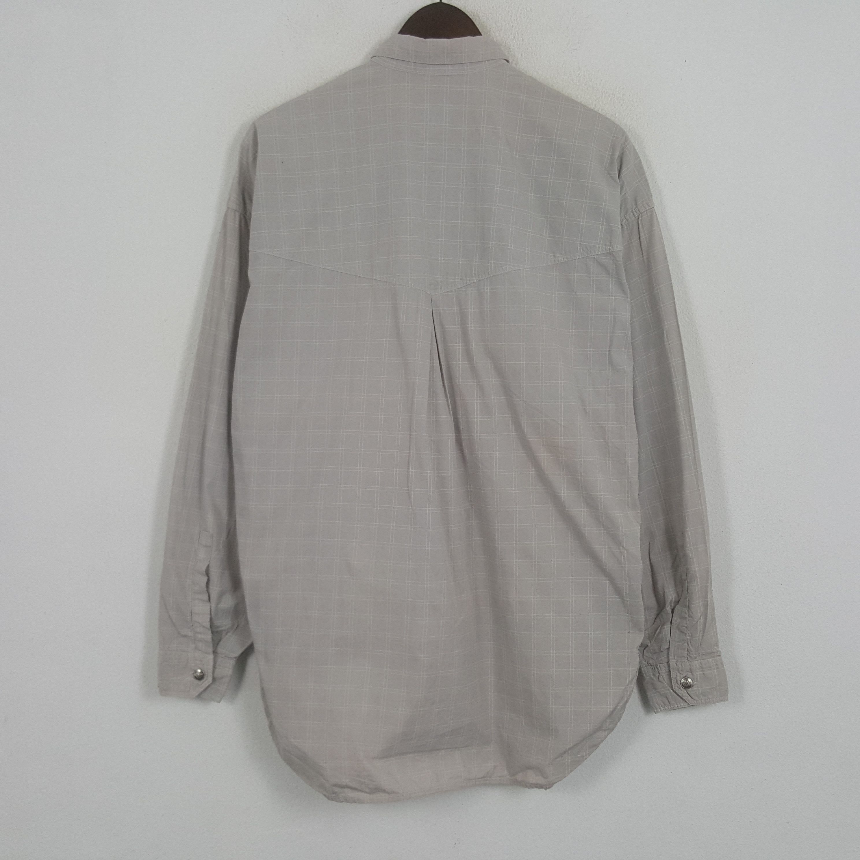 Vintage Vintage Versace Worker Button Up Shirt Size US L / EU 52-54 / 3 - 3 Thumbnail