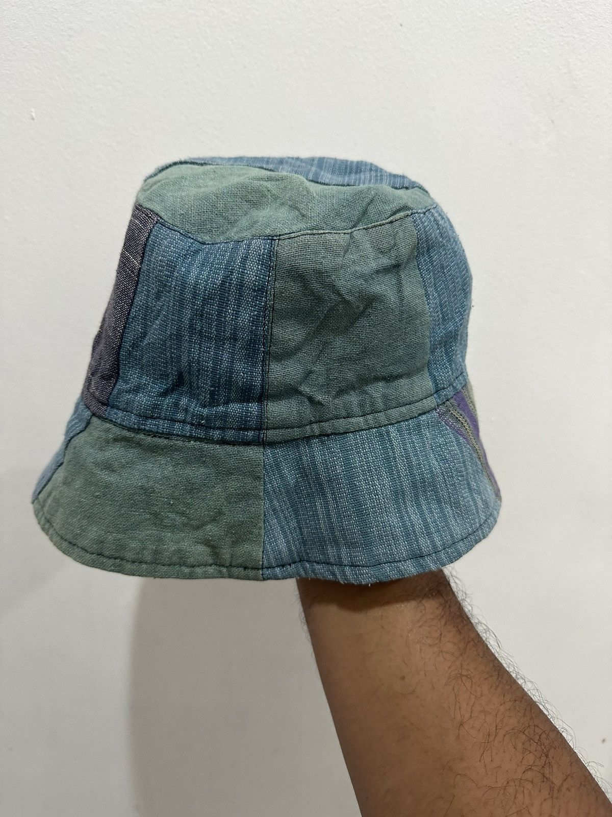 Vintage VTG Patchwork Style Bucket Hat Size ONE SIZE - 2 Thumbnail