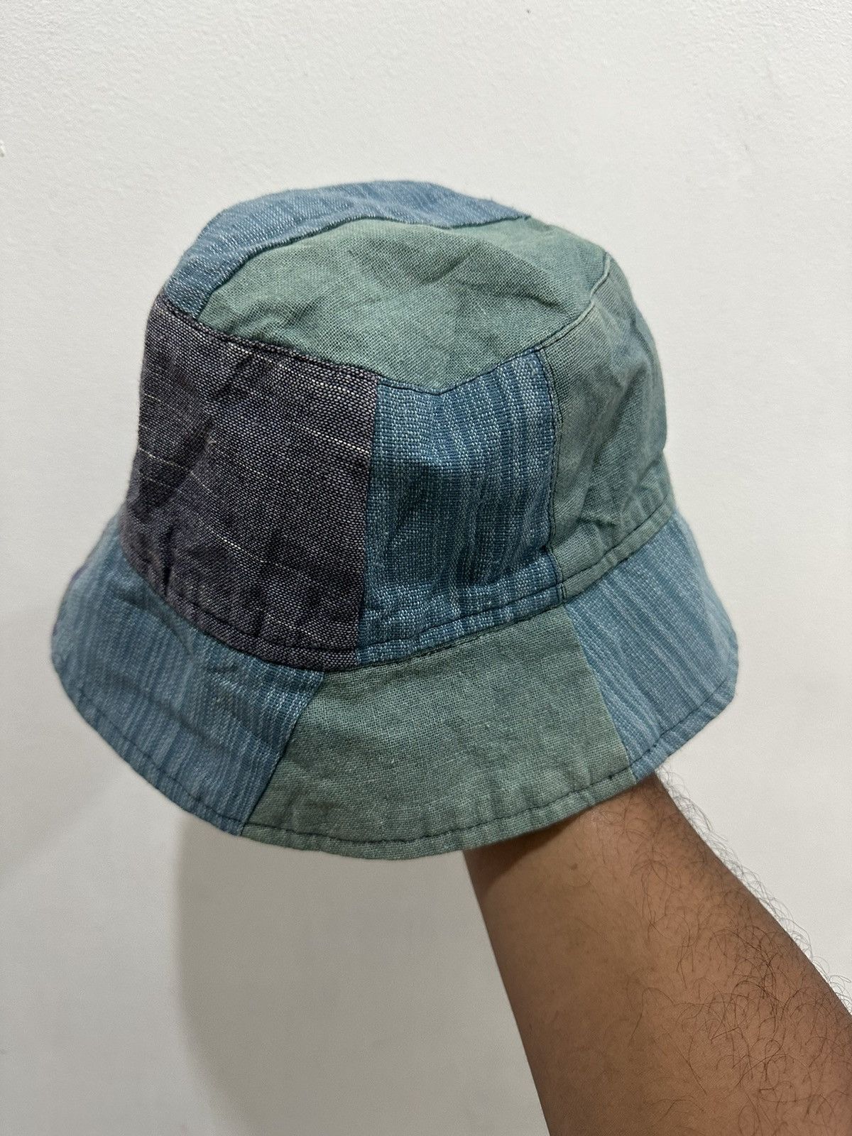 Vintage VTG Patchwork Style Bucket Hat Size ONE SIZE - 1 Thumbnail