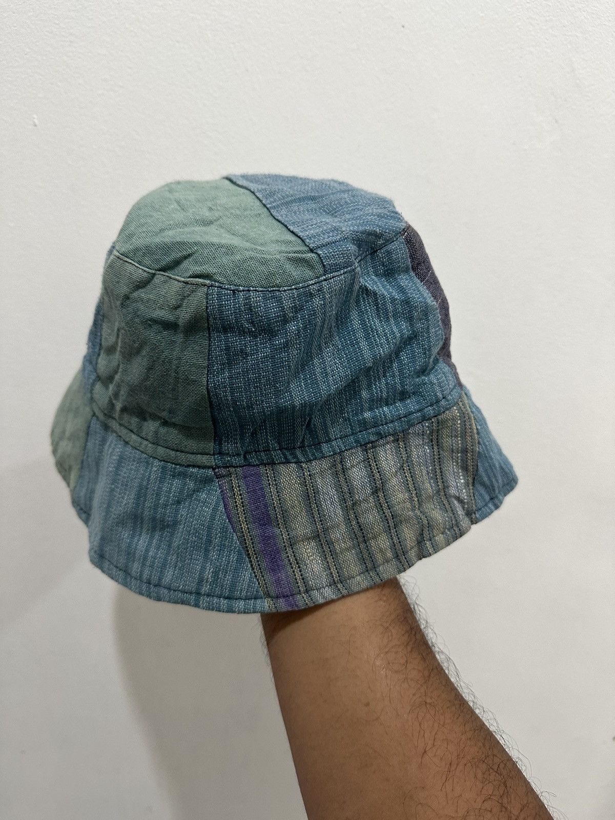 Vintage VTG Patchwork Style Bucket Hat Size ONE SIZE - 3 Thumbnail