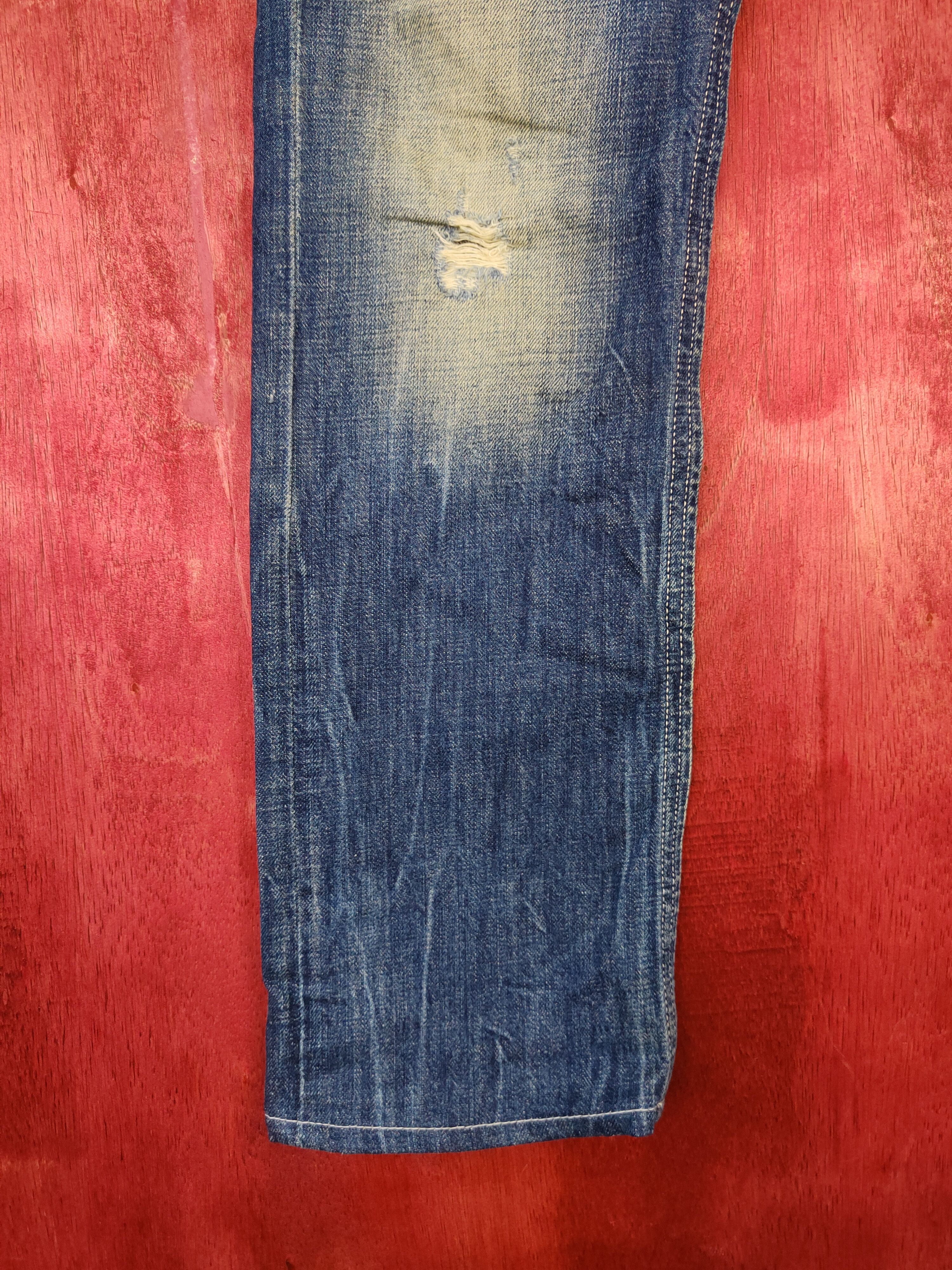 Diesel Diesel Blue faded distressed denim Jeans #4938 Size 29" - 5 Thumbnail
