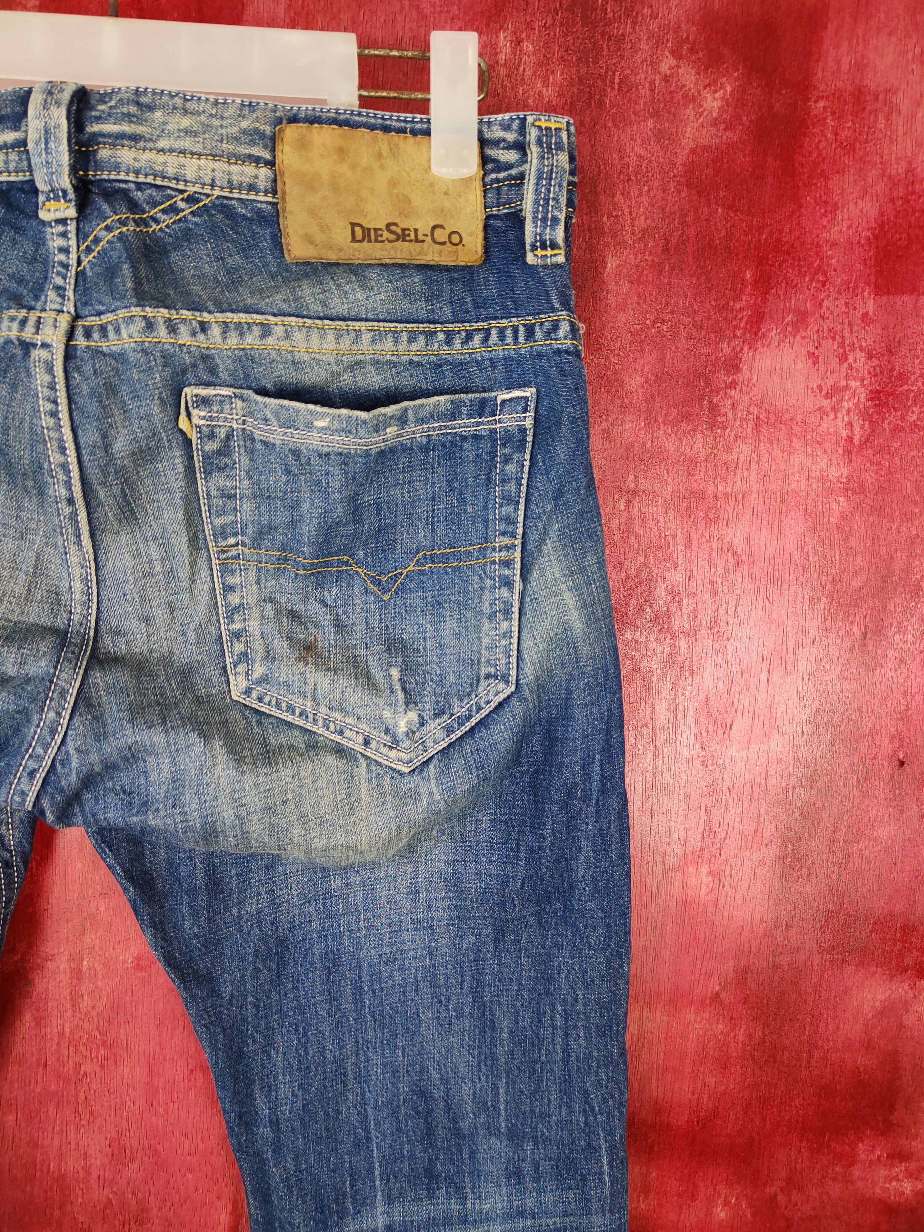 Diesel Diesel Blue faded distressed denim Jeans #4938 Size 29" - 12 Thumbnail
