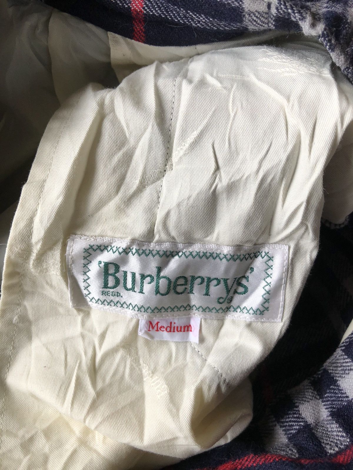 Burberry Vintage Burberry’s Nova Check Wool Pant Size US 27 - 8 Thumbnail