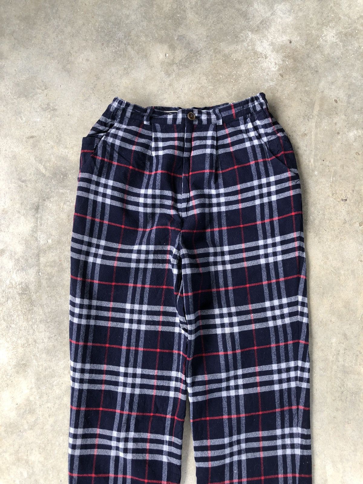 Burberry Vintage Burberry’s Nova Check Wool Pant Size US 27 - 3 Thumbnail