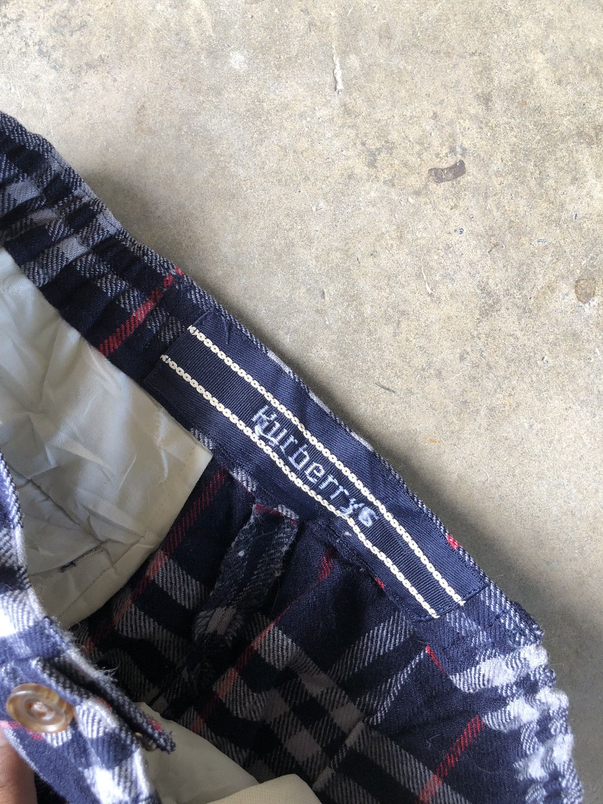 Burberry Vintage Burberry’s Nova Check Wool Pant Size US 27 - 7 Thumbnail