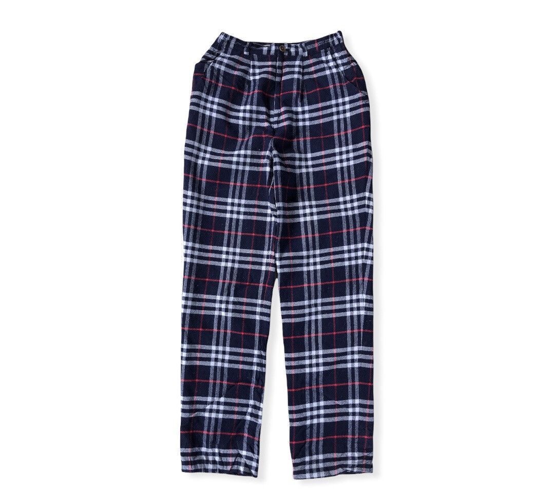 Burberry Vintage Burberry’s Nova Check Wool Pant Size US 27 - 1 Thumbnail