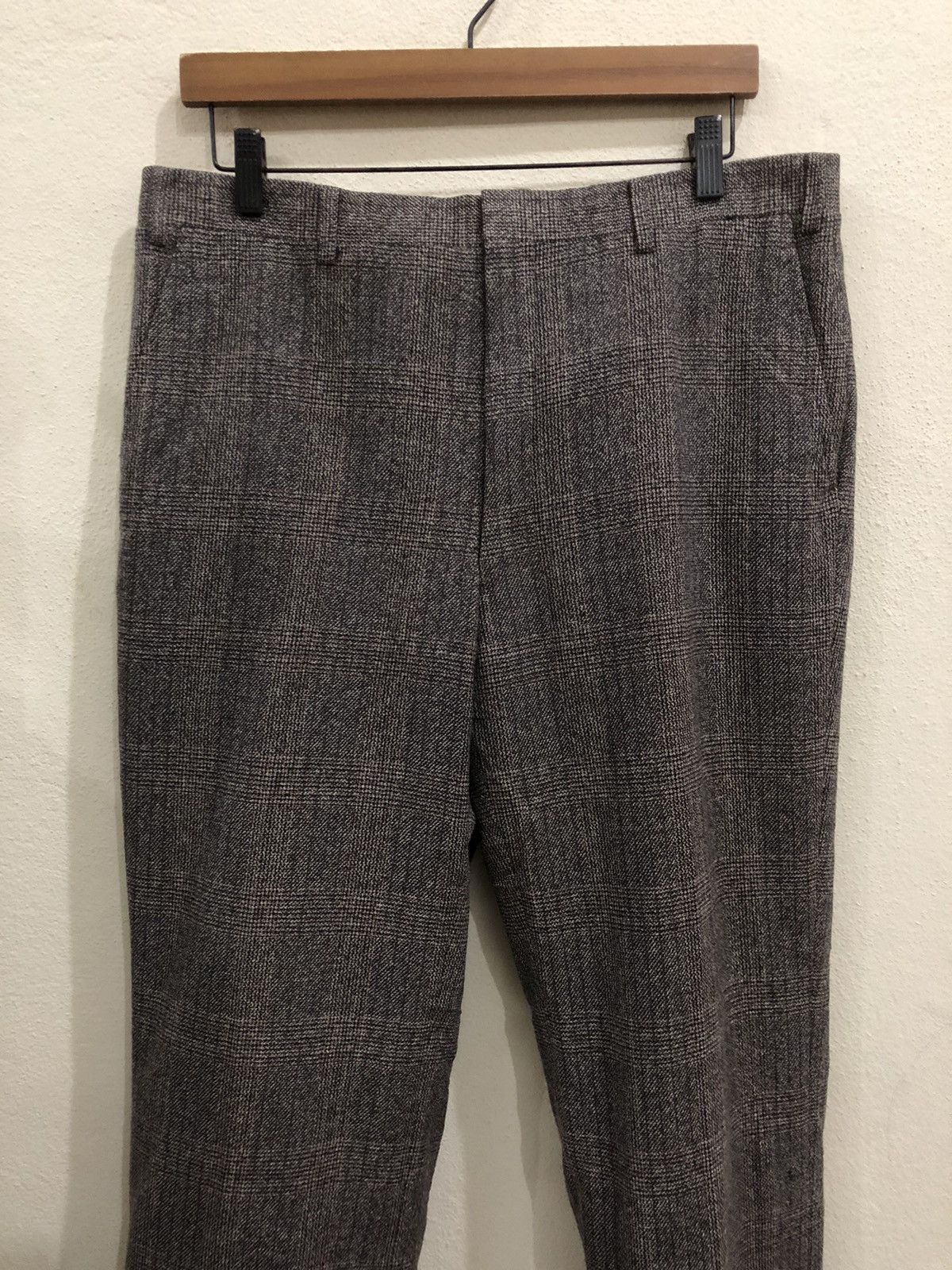 Burberry Vintage Burberry’s Plaid Tartan Wool Casual Pant Size US 34 / EU 50 - 3 Thumbnail